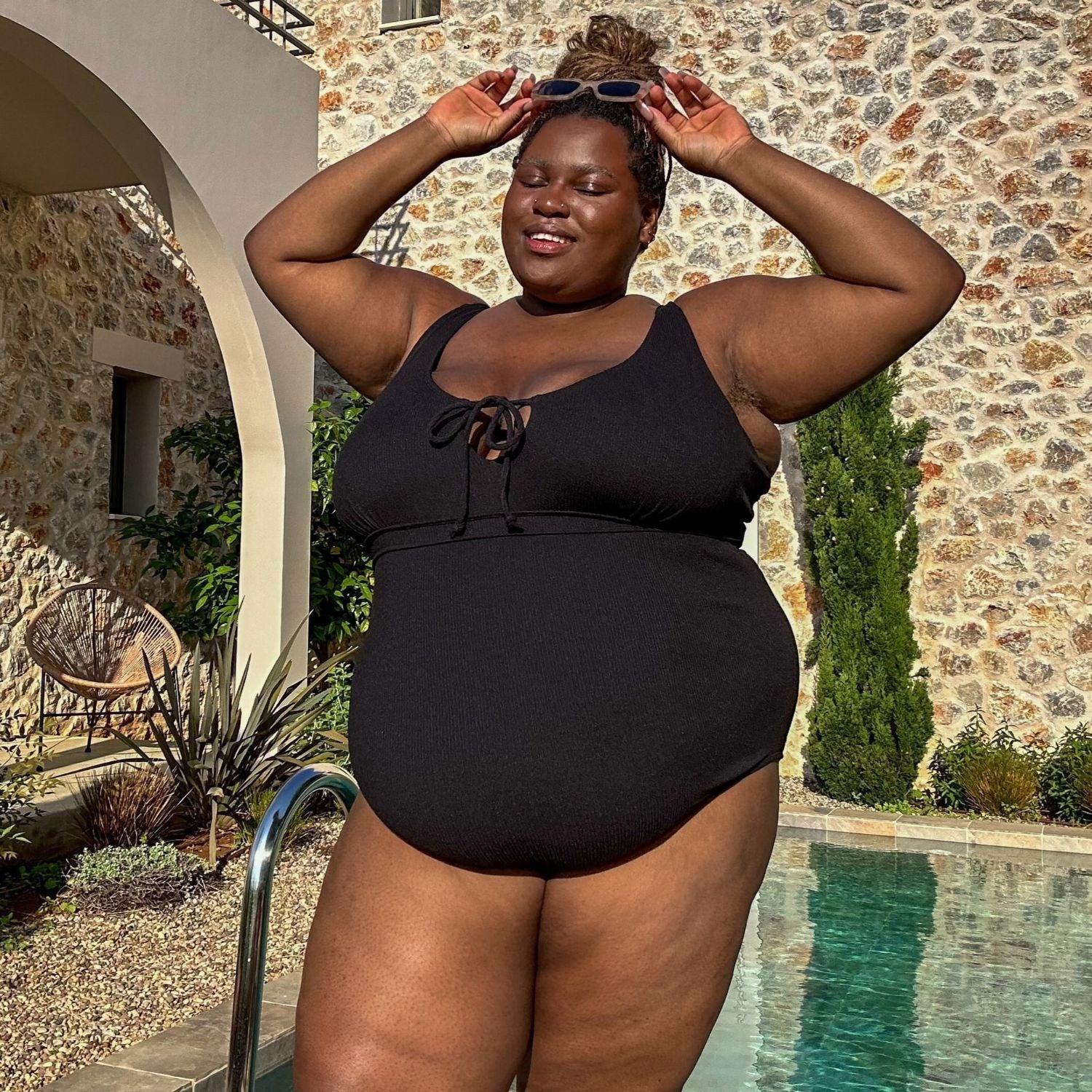 I'll Be Right Here Swimsuit - Black - Image 12