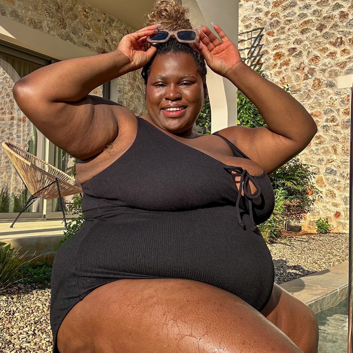 I'll Be Right Here Swimsuit - Black - Image 25