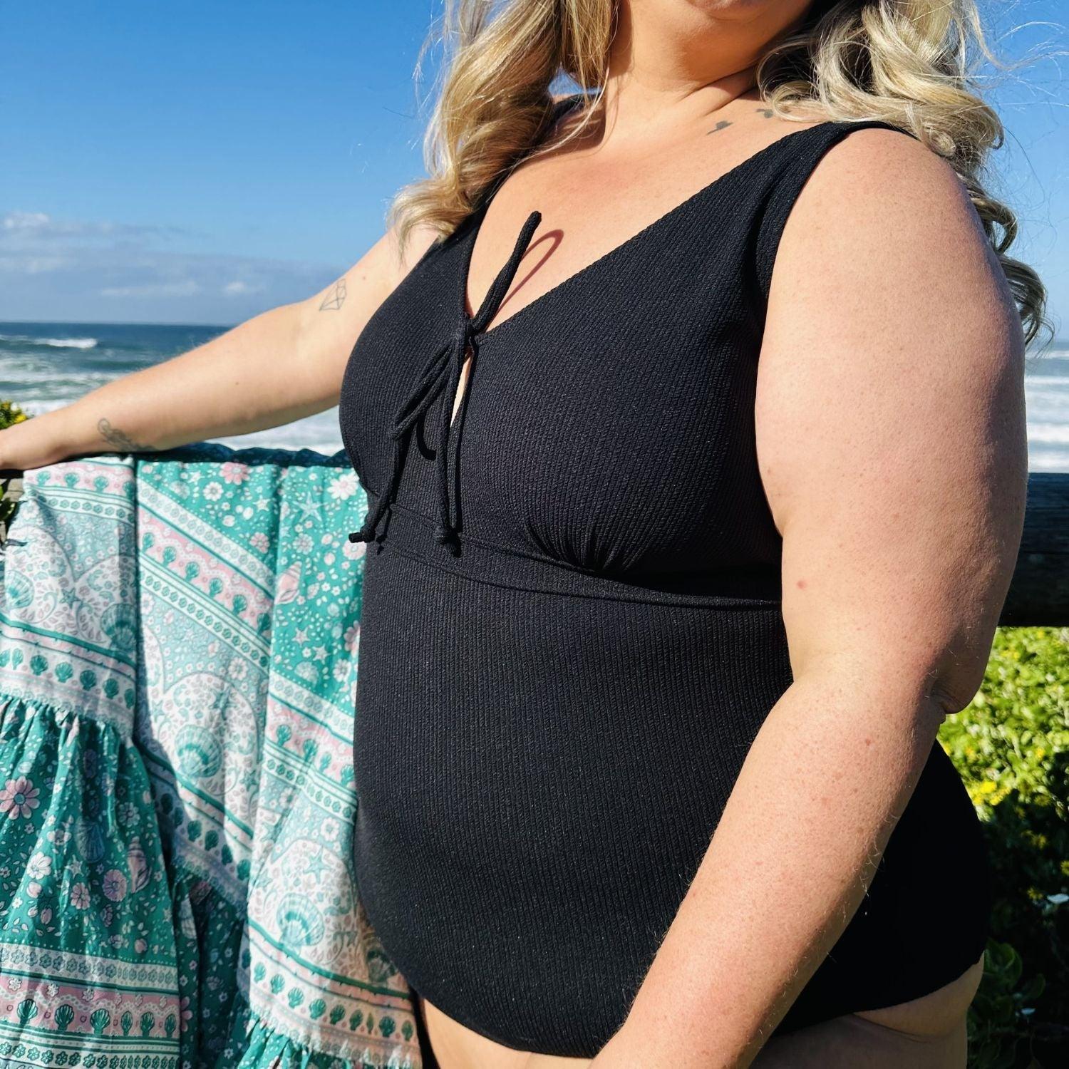 I'll Be Right Here Swimsuit - Black - Image 6