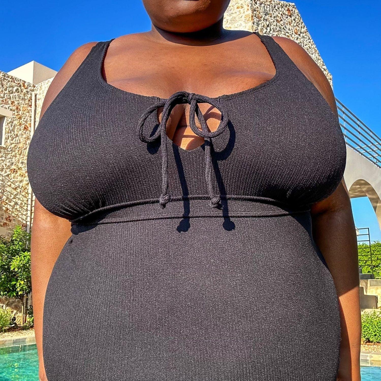 I'll Be Right Here Swimsuit - Black - Image 9