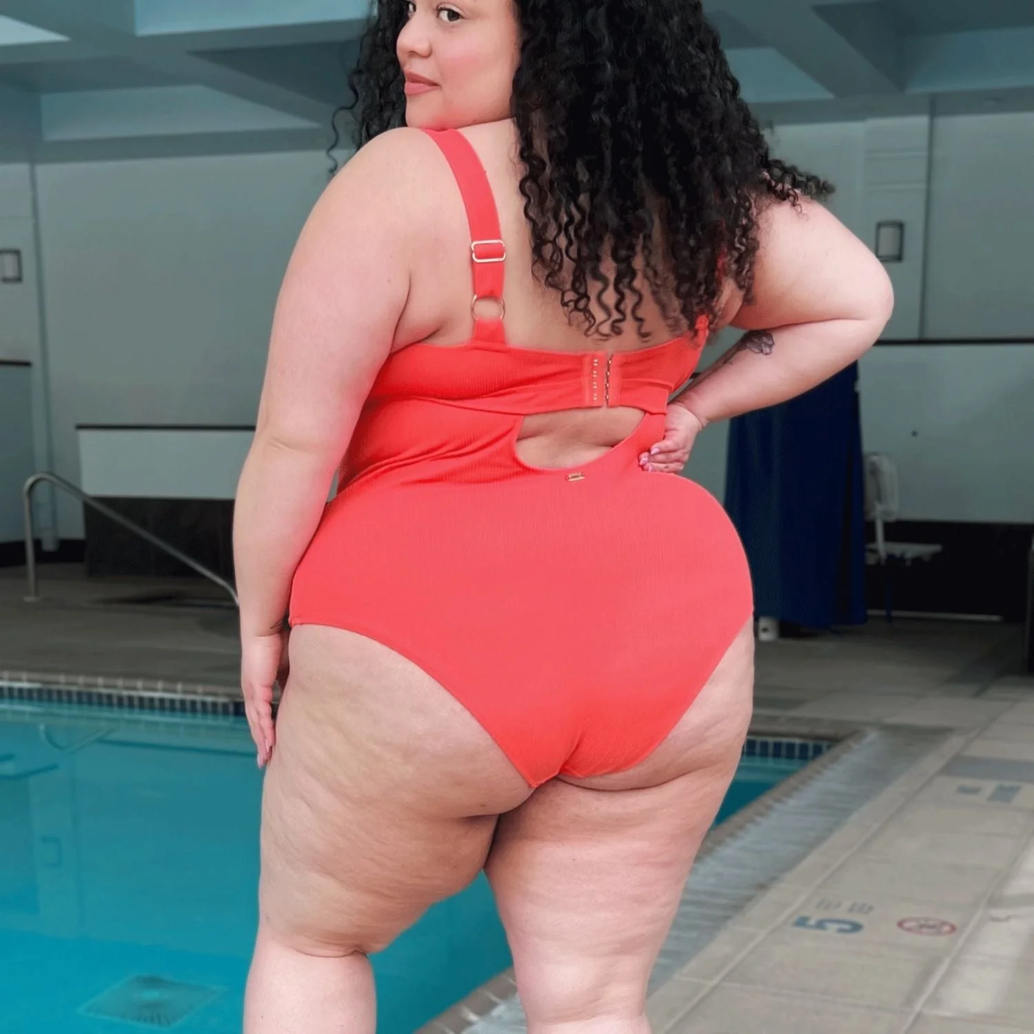 I'll Be Right Here Swimsuit - Coral - Image 16