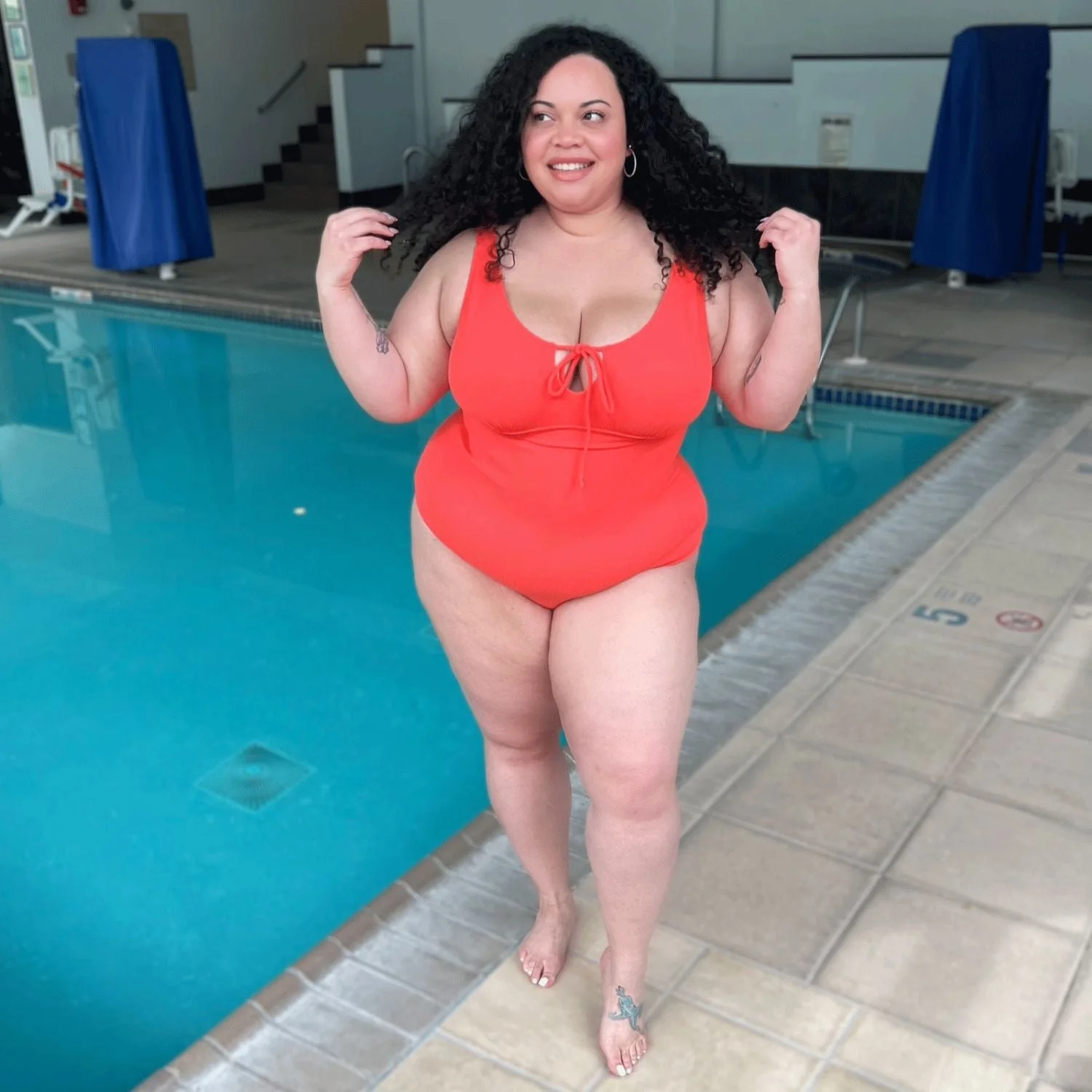 I'll Be Right Here Swimsuit - Coral - Image 19