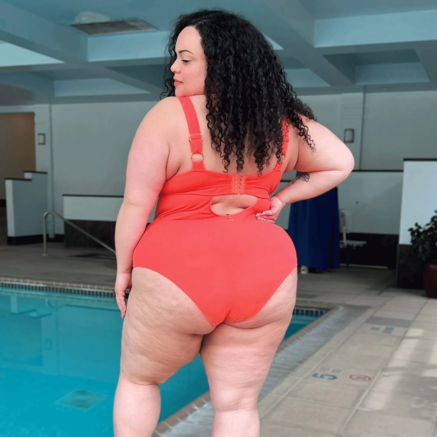 I'll Be Right Here Swimsuit - Coral - Image 23