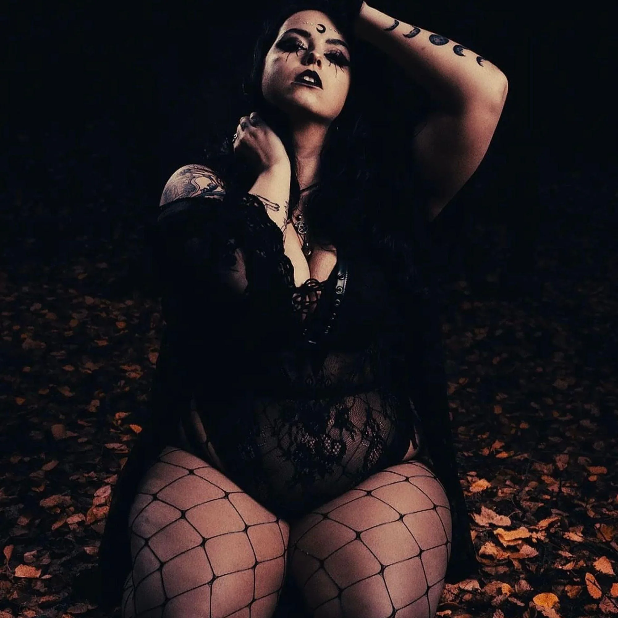 Sharkies Wide Fishnets - Black - Image 6