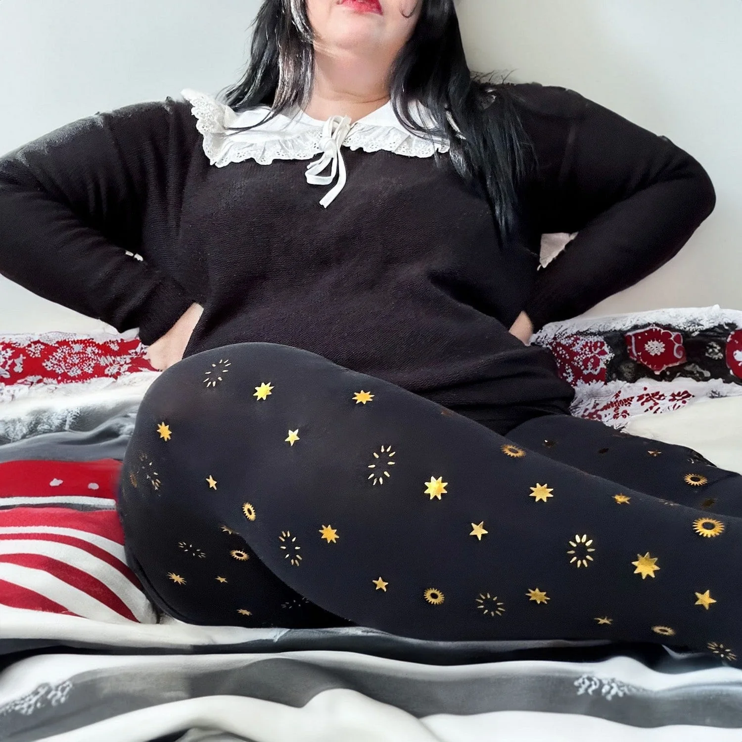 80 Denier Opaque Tights - Blitzen - Image 3
