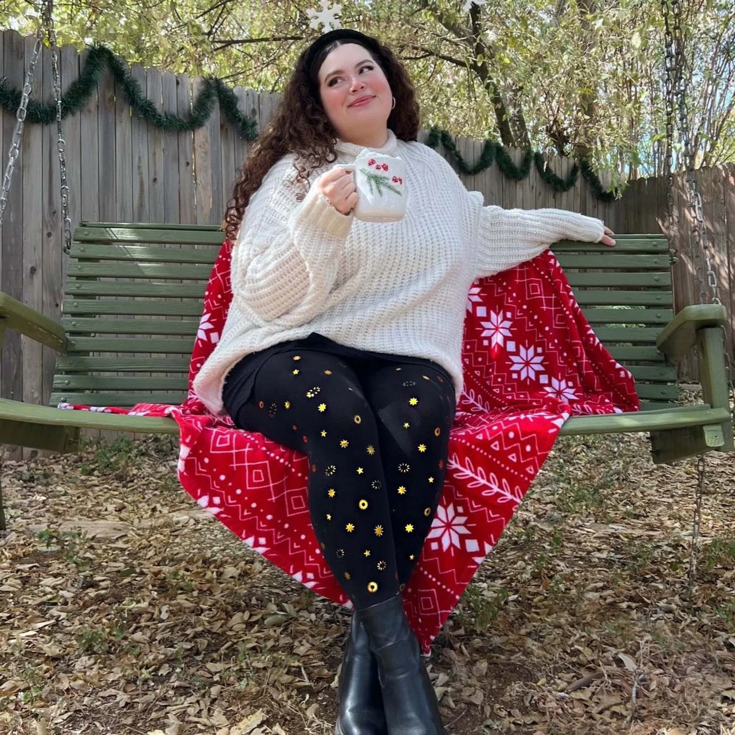 80 Denier Opaque Tights - Blitzen - Image 4