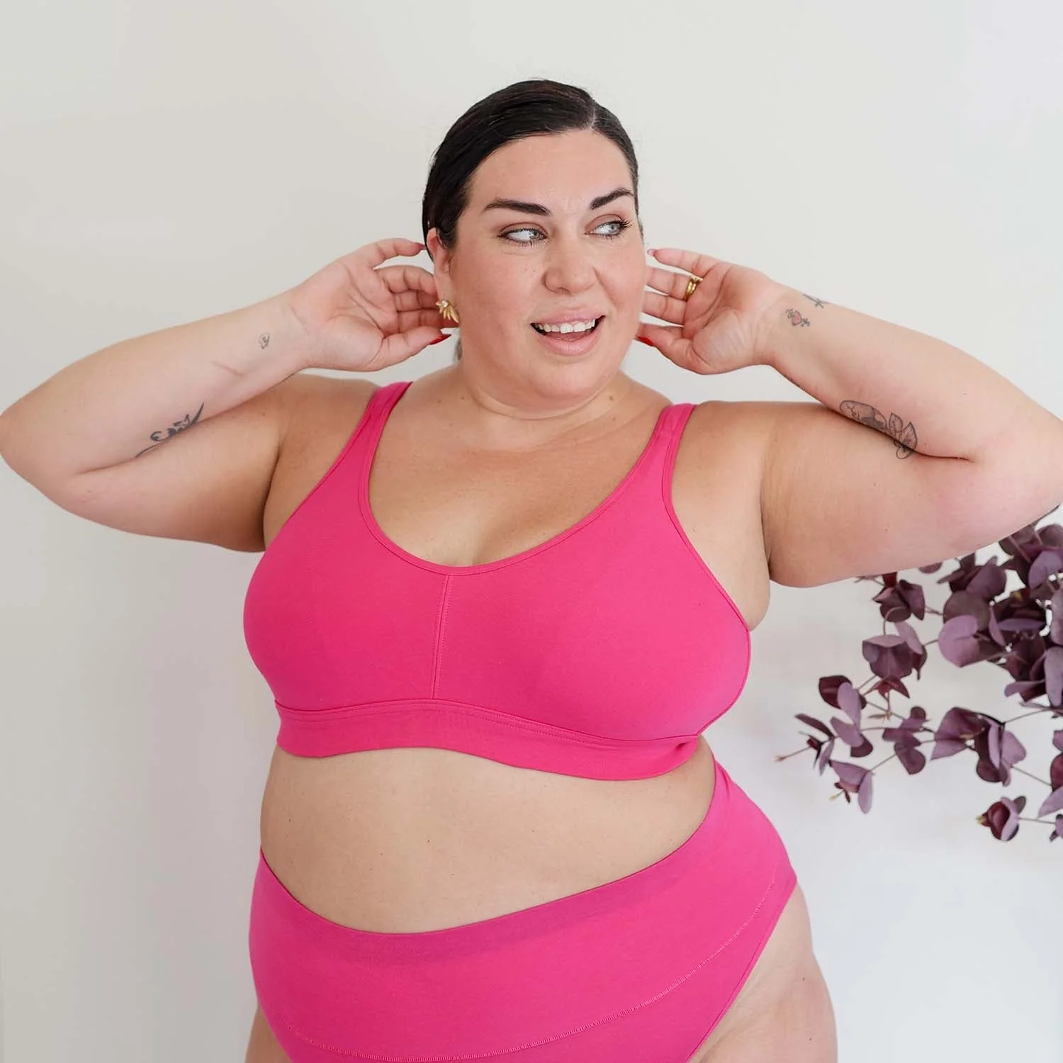 Organic Cotton Bra - Barbara - Image 38