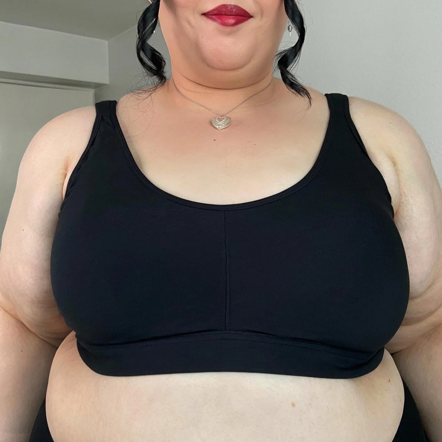 Organic Cotton Bra - Black - Image 34