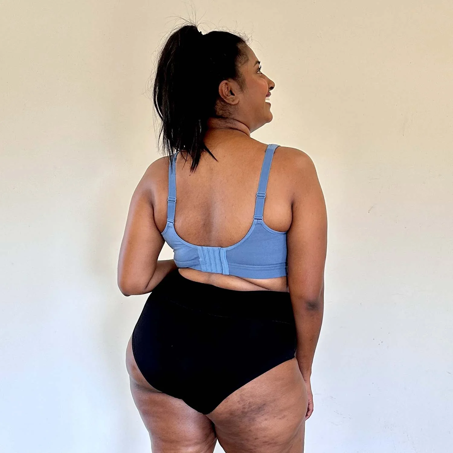 Organic Cotton Bra - Denim - Image 19