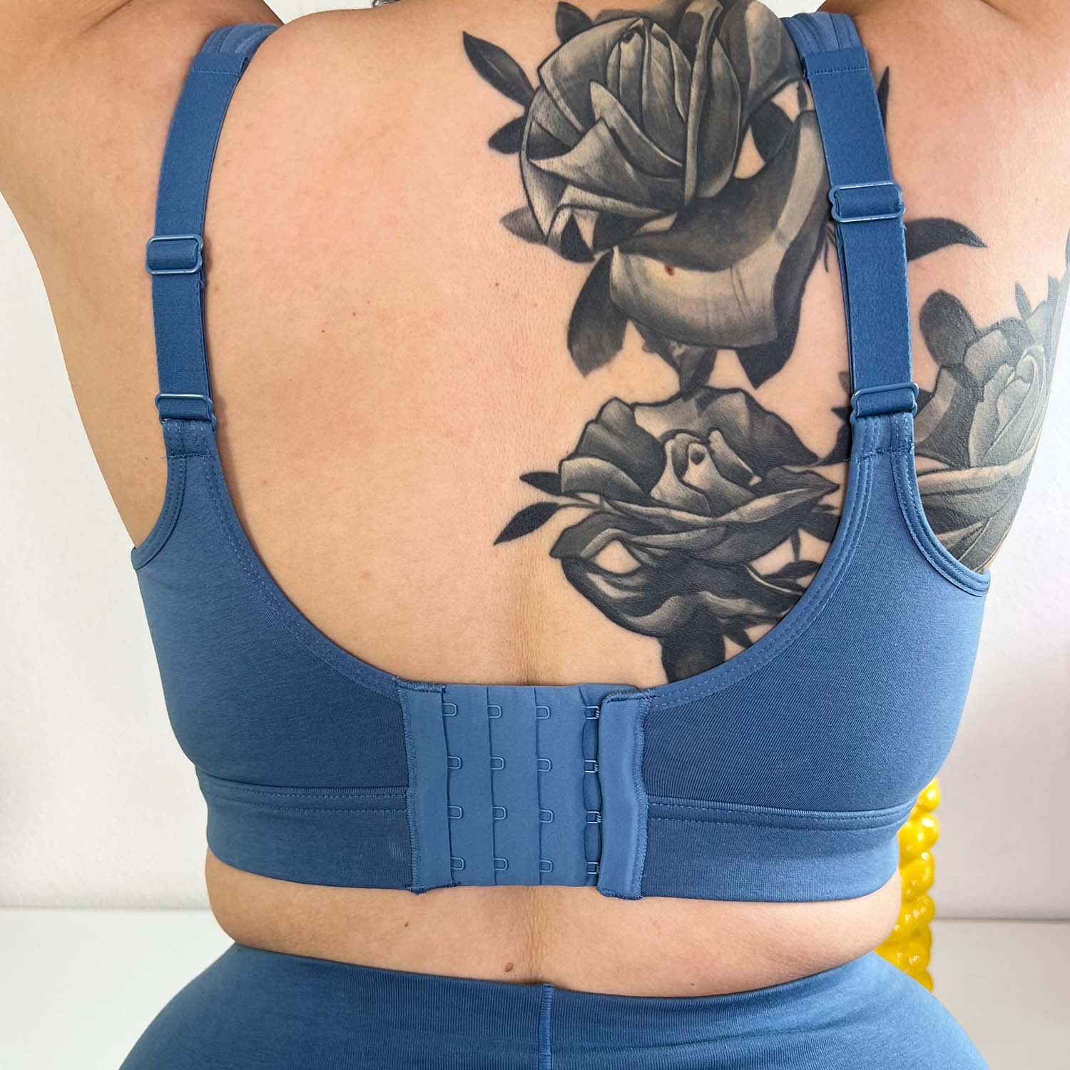 Organic Cotton Bra - Denim - Image 8