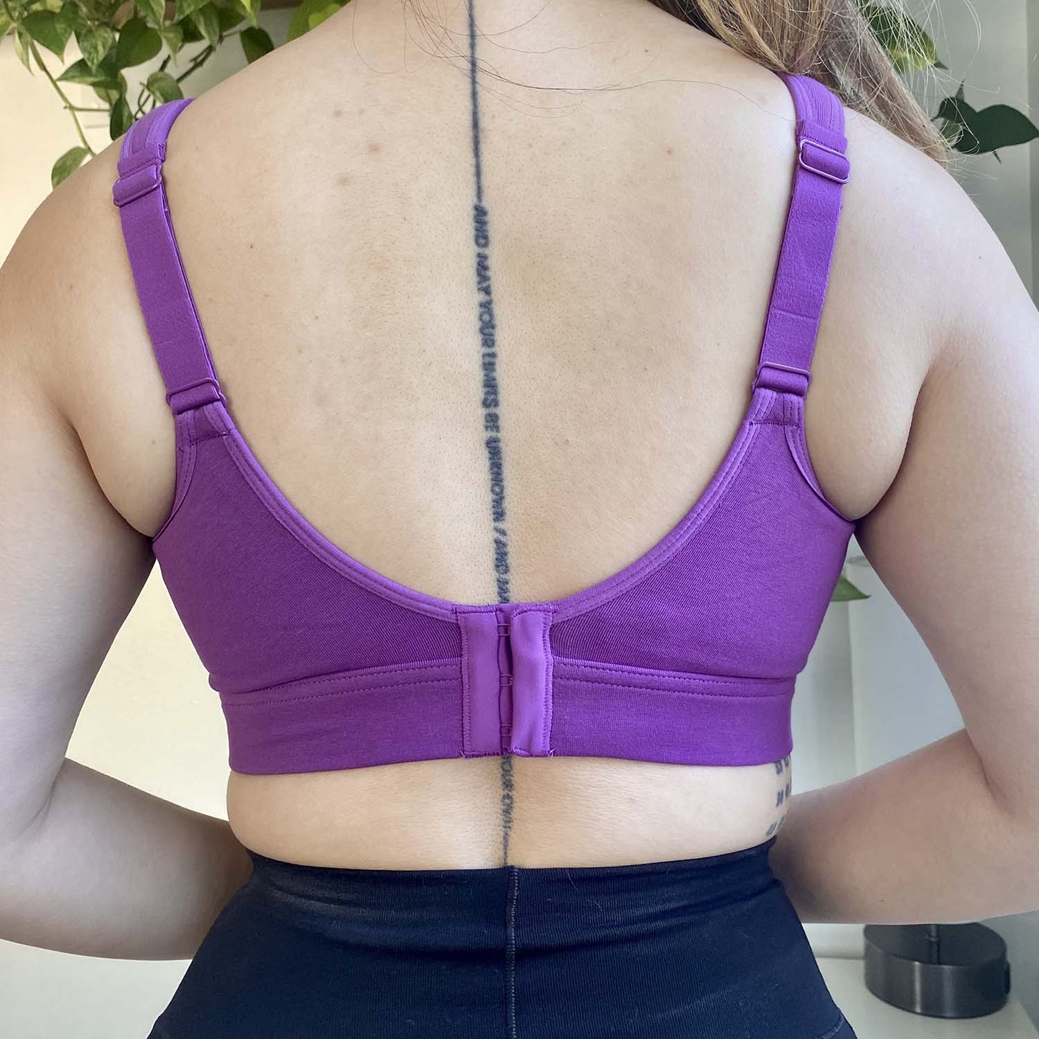 Organic Cotton Bra - Grape Escape - Image 13