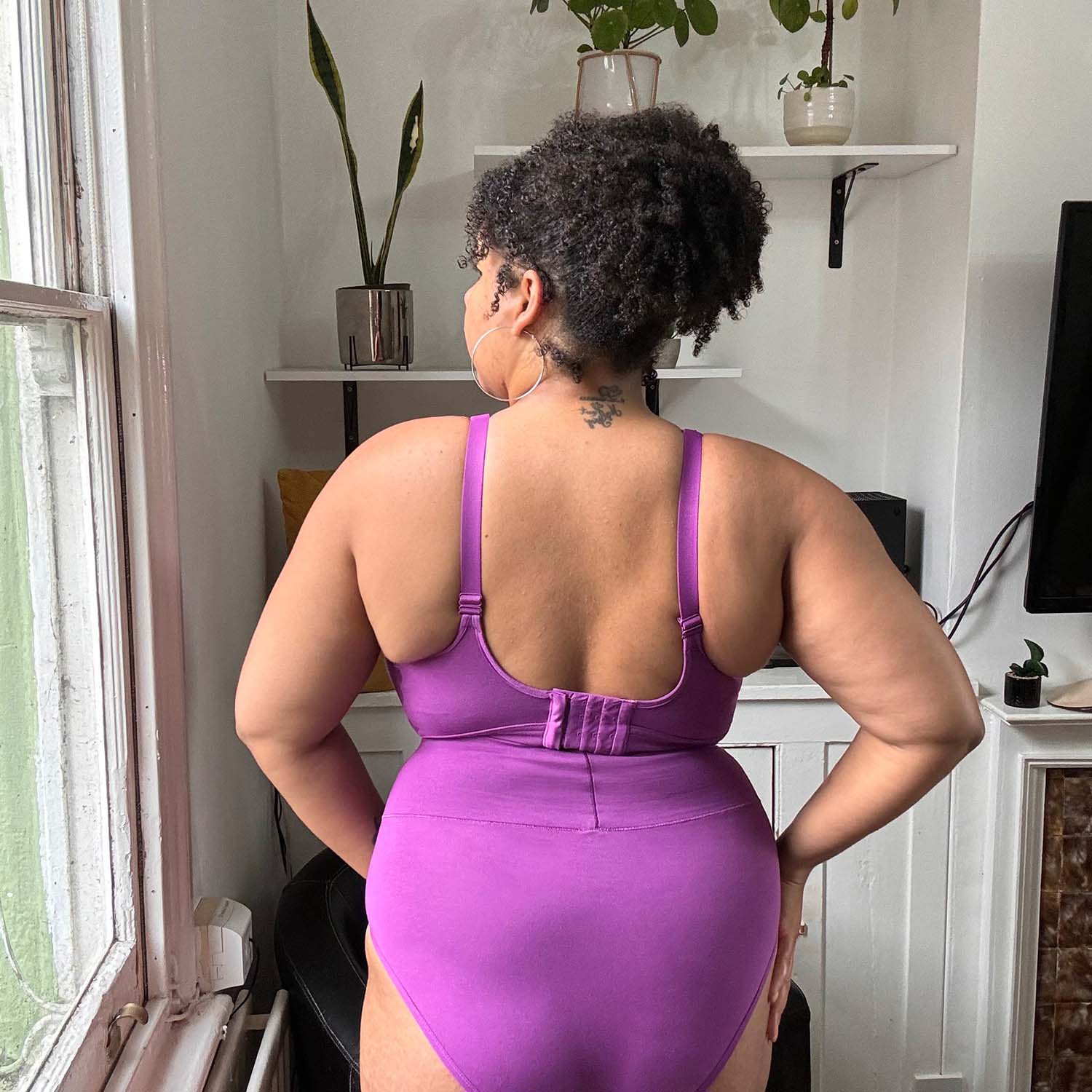 Organic Cotton Bra - Grape Escape - Image 7