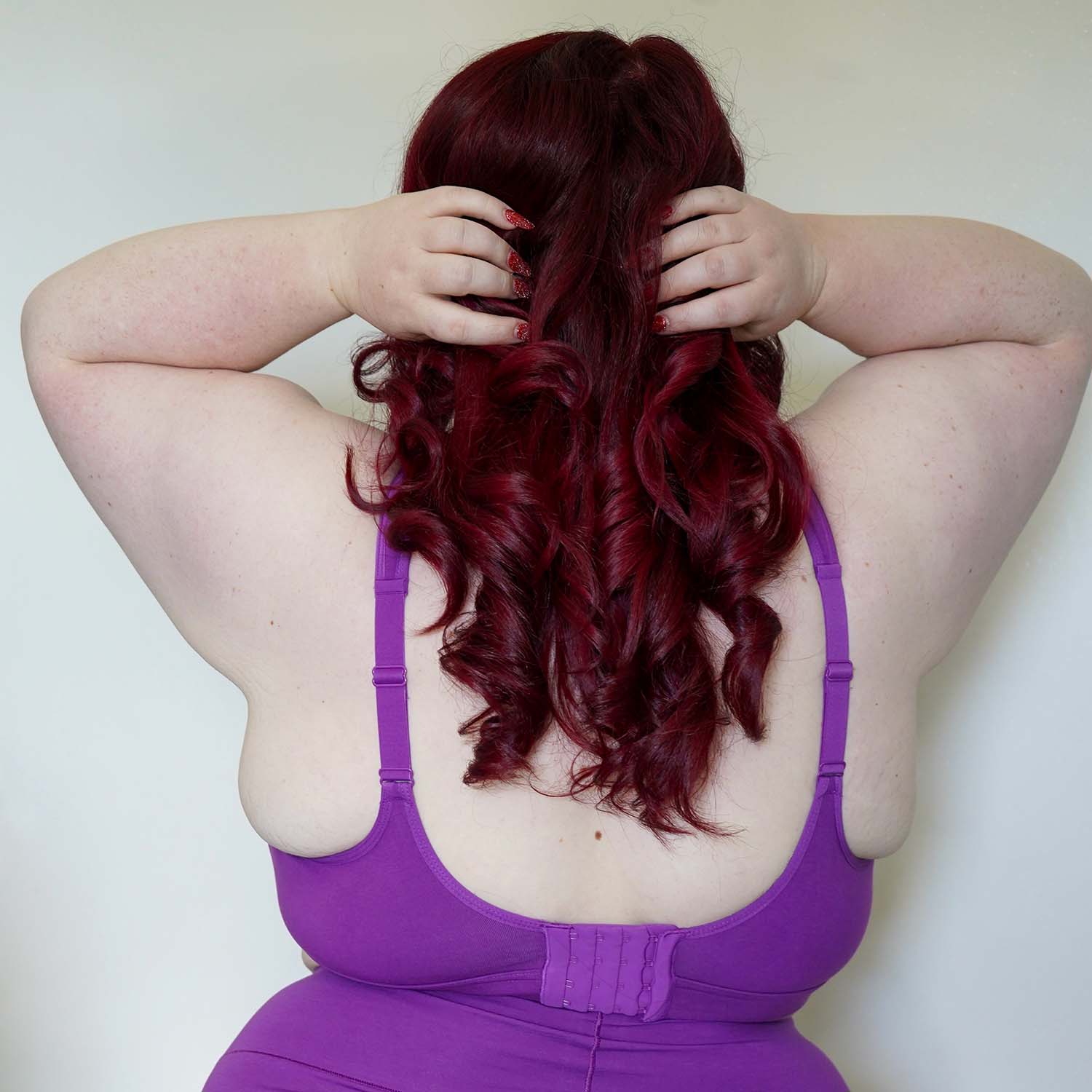 Organic Cotton Bra - Grape Escape - Image 8