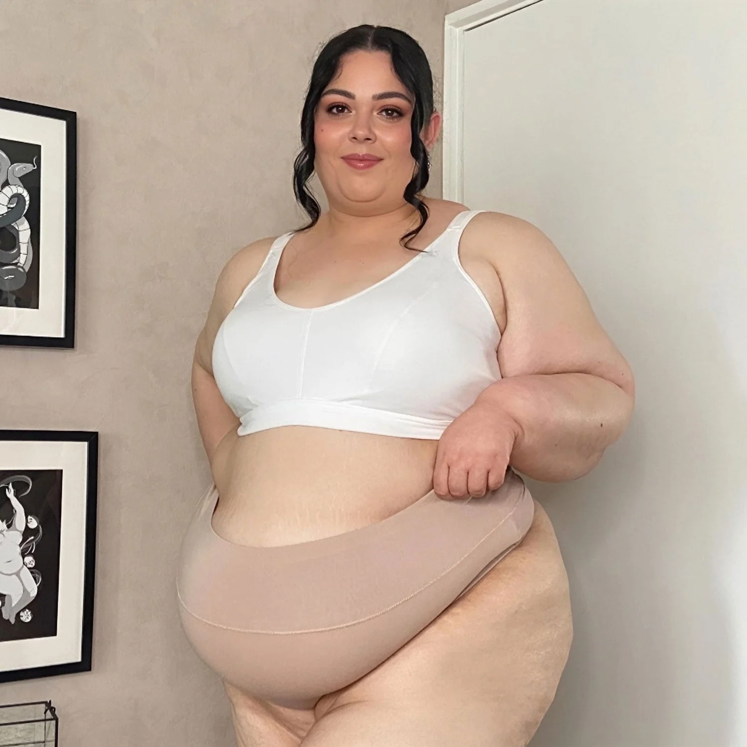Organic Cotton Bra - White - Image 10