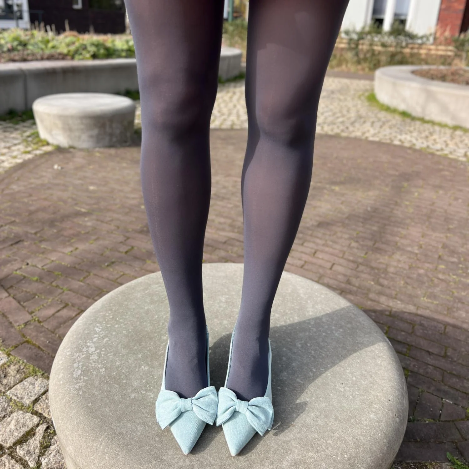 Stay Cool 80 Denier Tights - Slate - Image 5