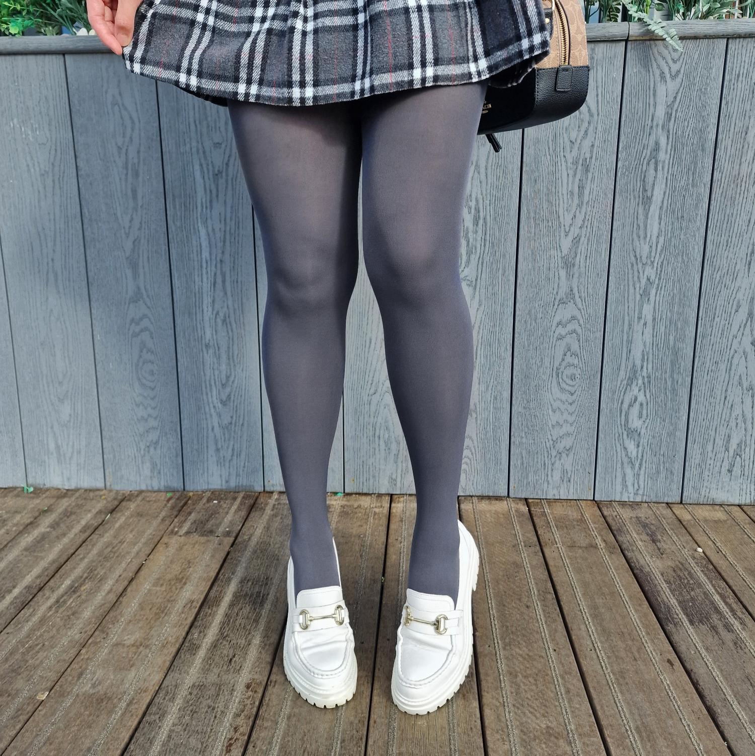 Stay Cool 80 Denier Tights - Slate - Image 8