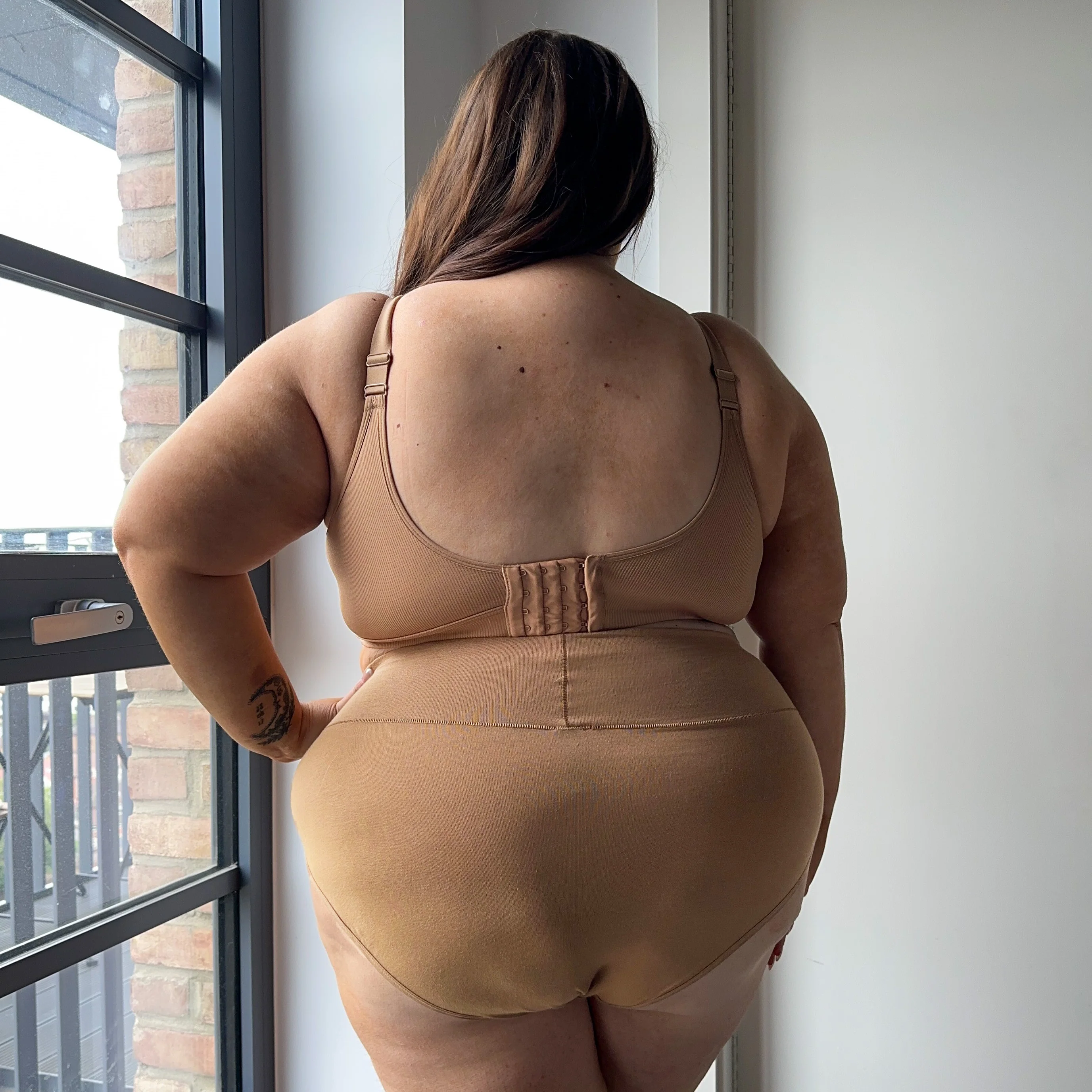 Everyday Ribbed Bra - Caramel - Image 16