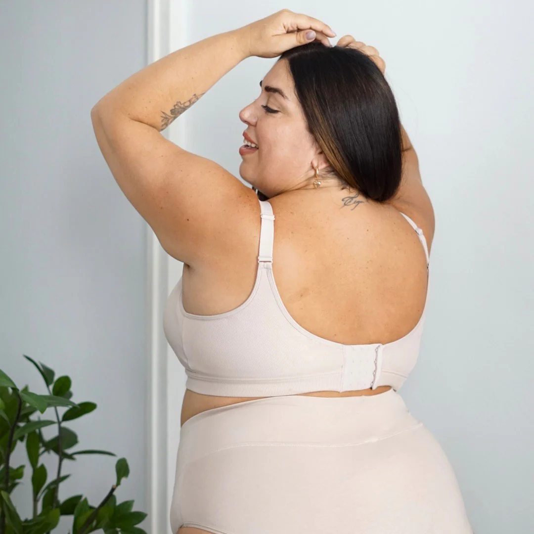 Everyday Ribbed Bra - Milk Bottle - Image 10