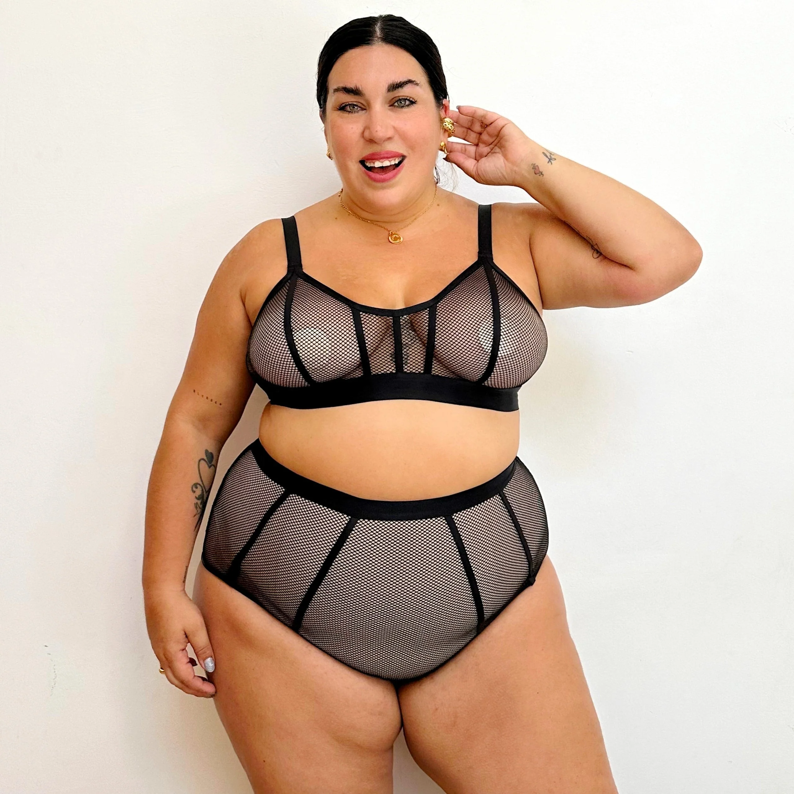 Kitty Fishnet Knickers - Image 9