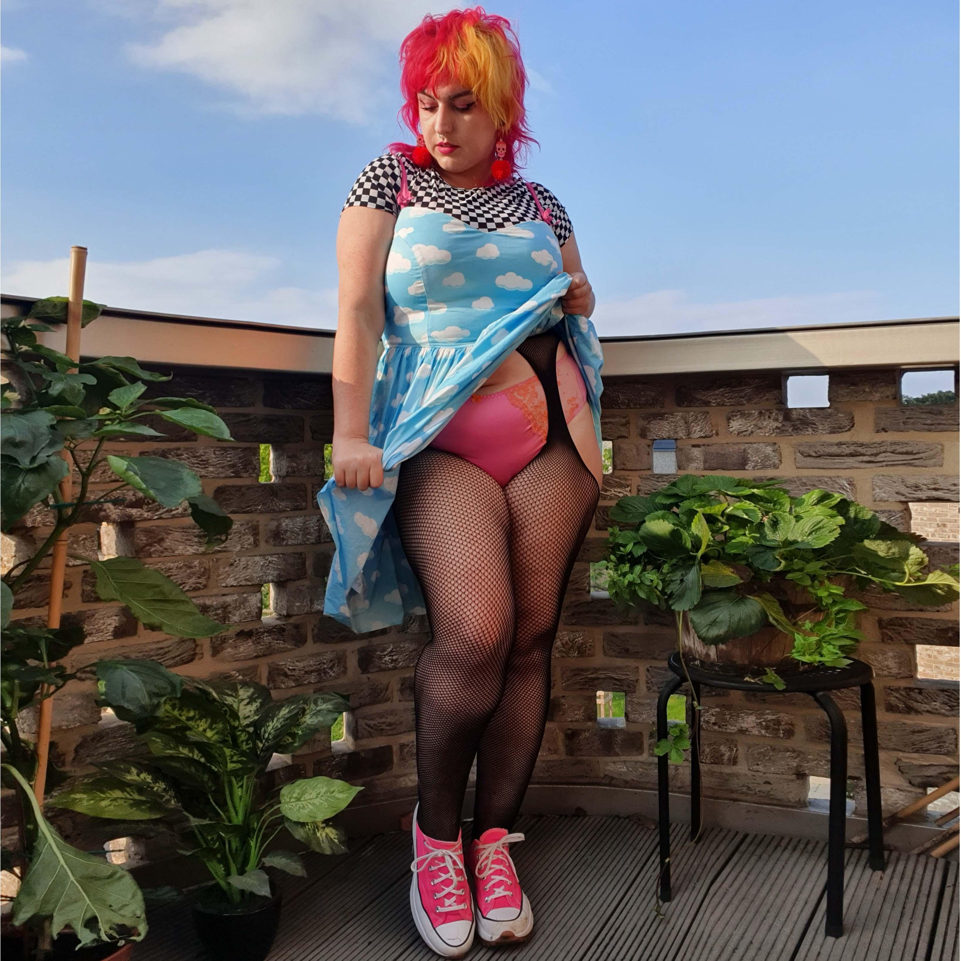 Mock Garters Fishnets - 😈 - Image 10