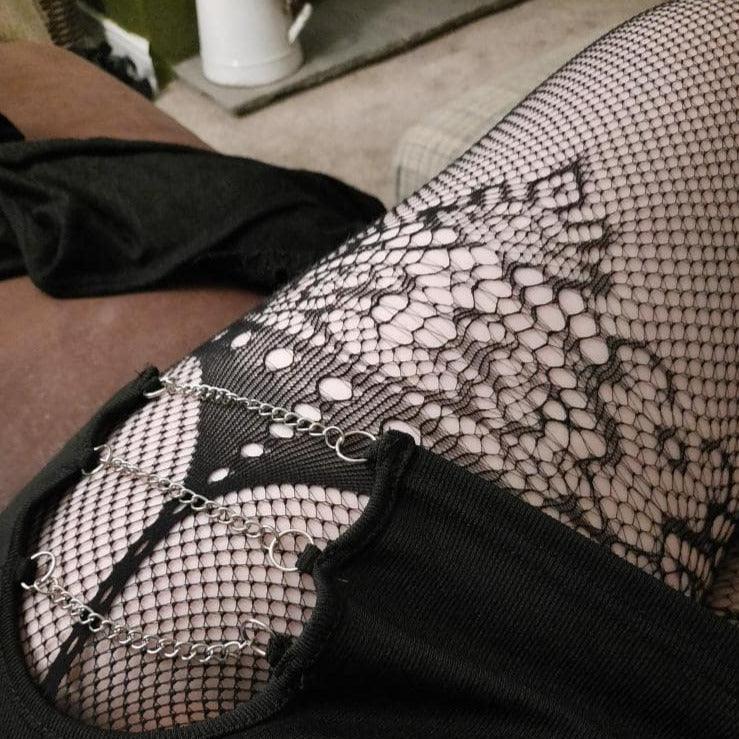 Frank Fishnets - Black - Image 8