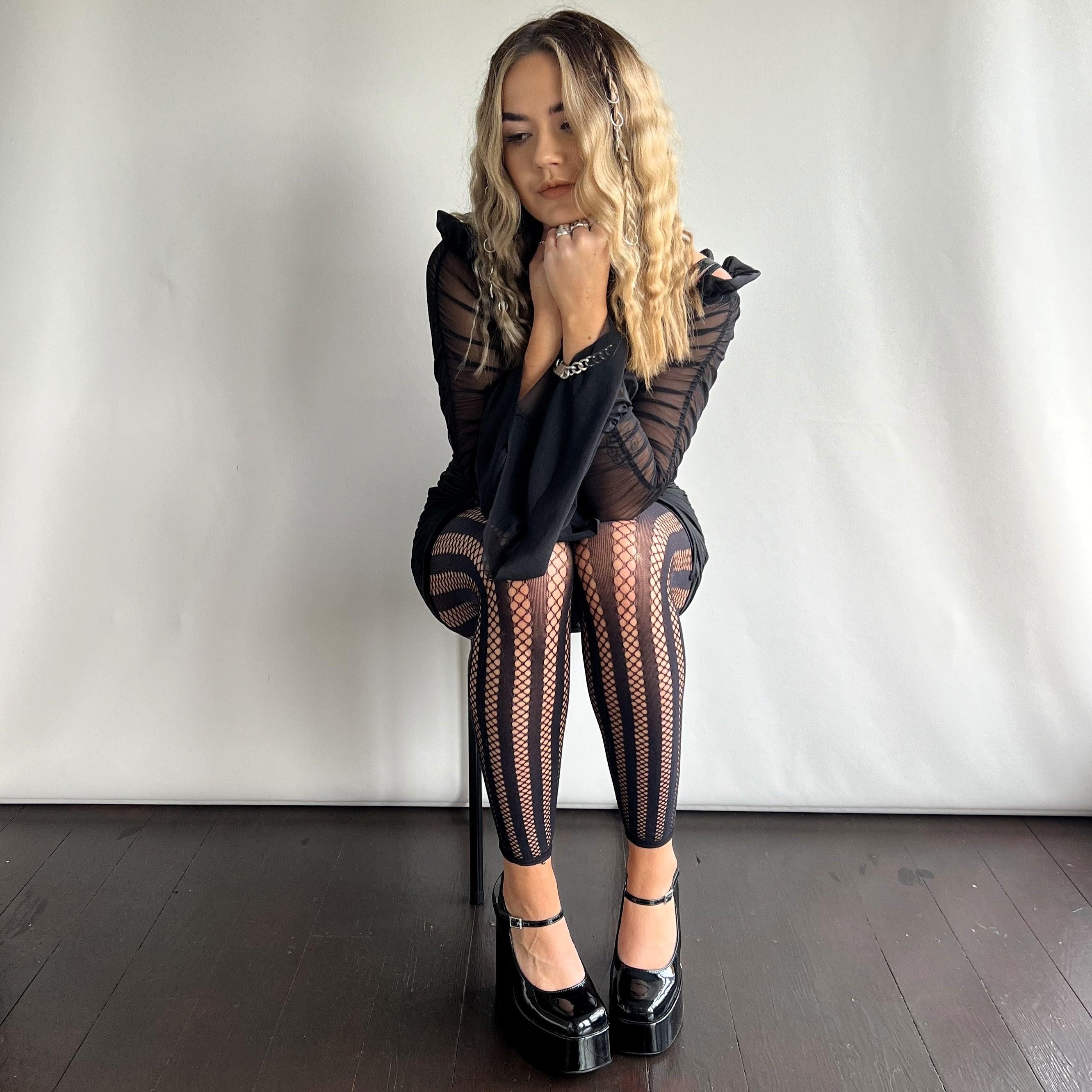 Ravish Footless Fishnets - Image 7