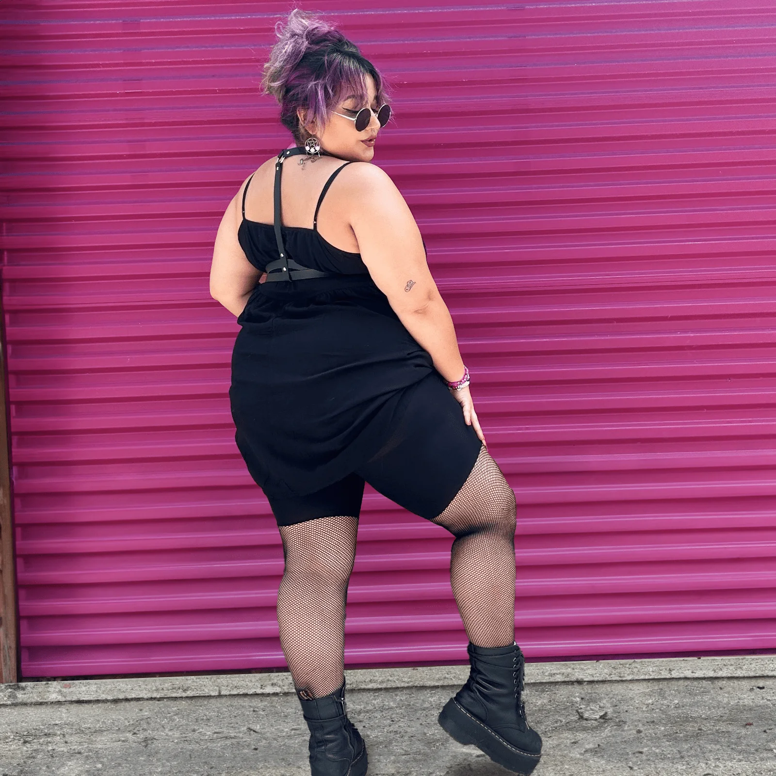 Thighs the Limit Fishnets - Black - Image 10