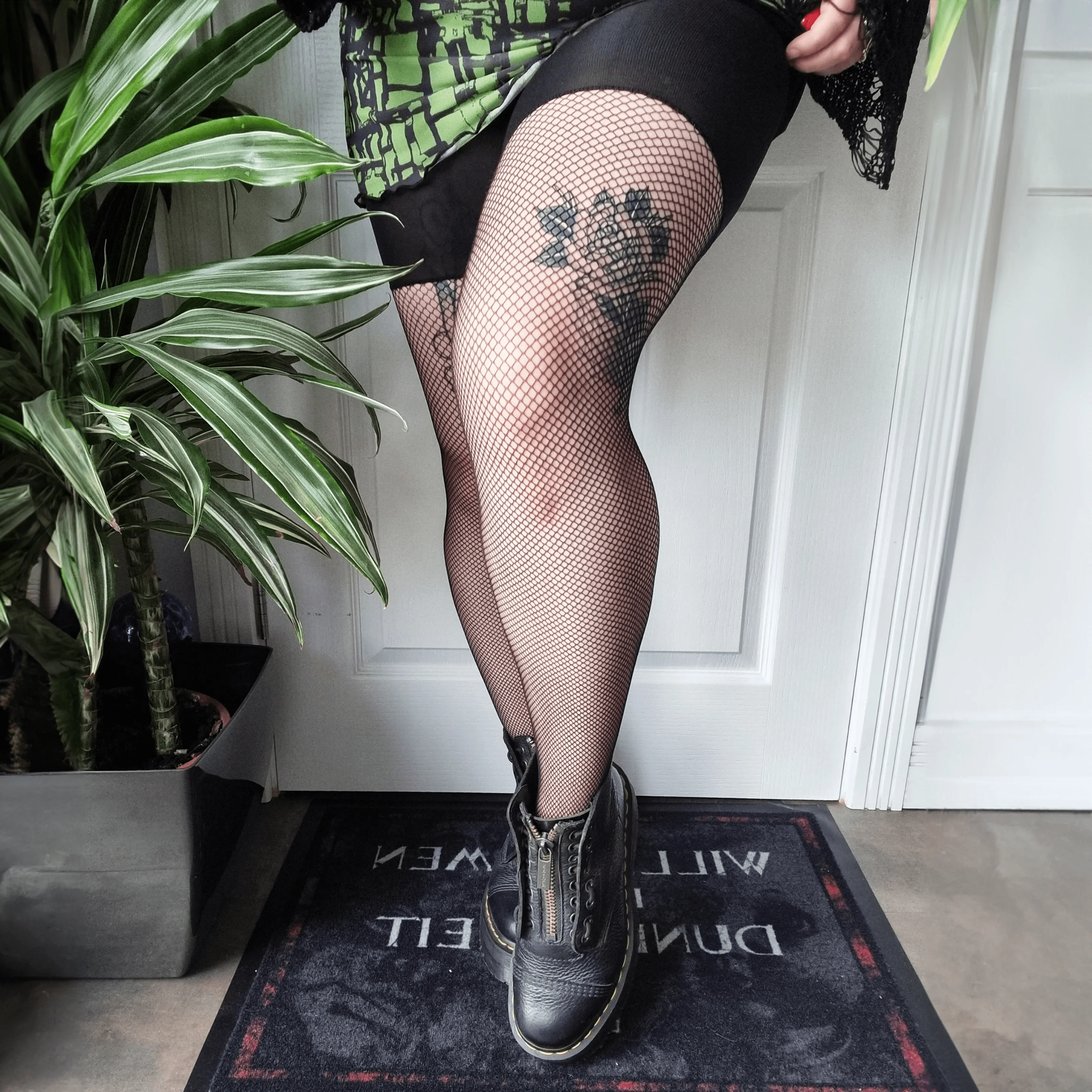 Thighs the Limit Fishnets - Black - Image 12