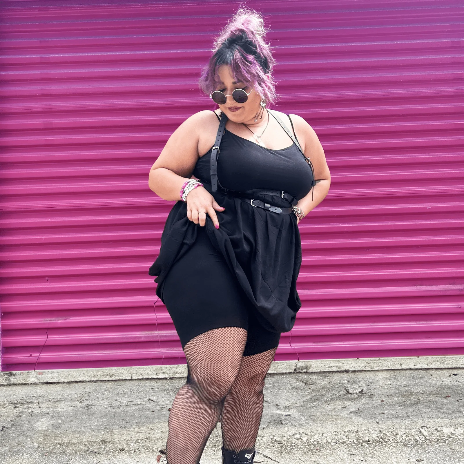 Thighs the Limit Fishnets - Black - Image 14