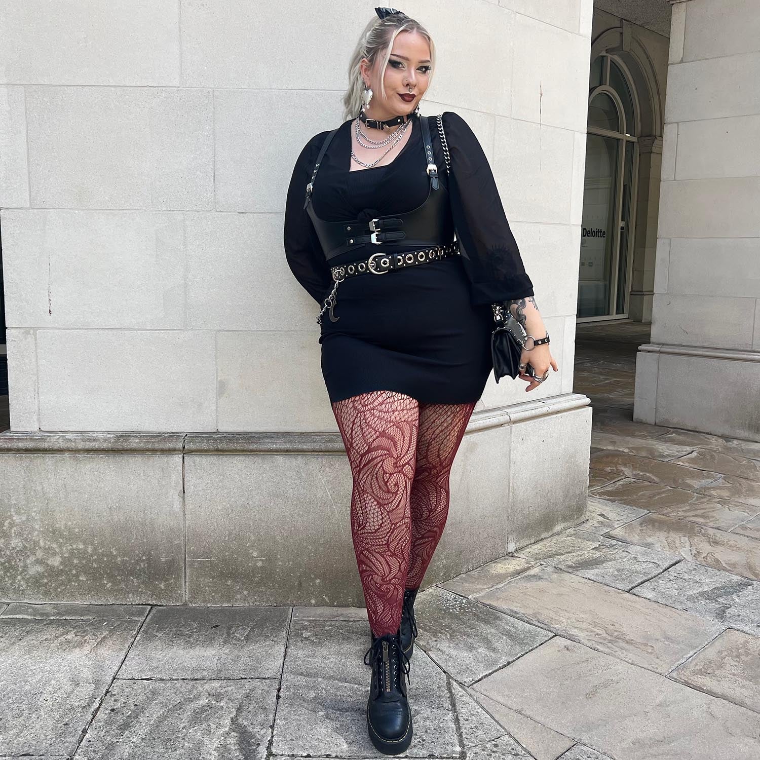 Thighs The Limit Fishnets - Timewarp - Roast - Image 5