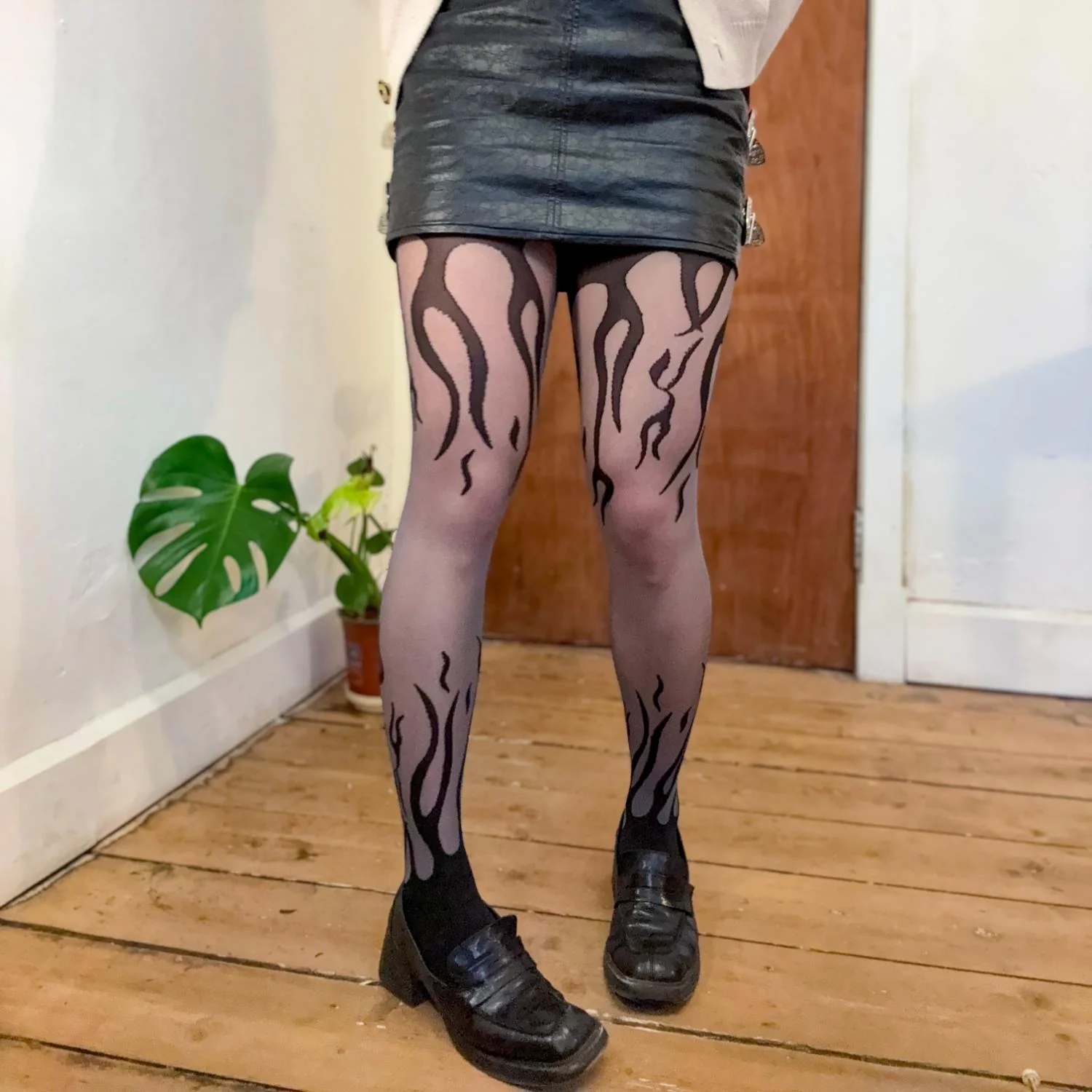 Sheer Tights - Flames - Image 11