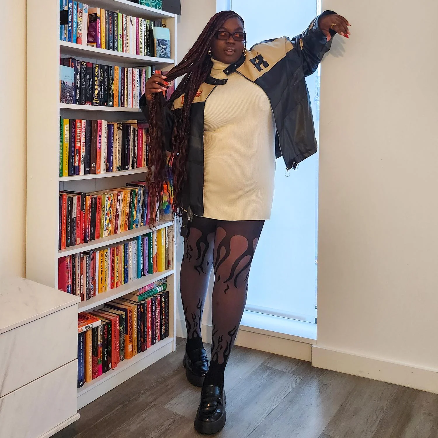 Sheer Tights - Flames - Image 16