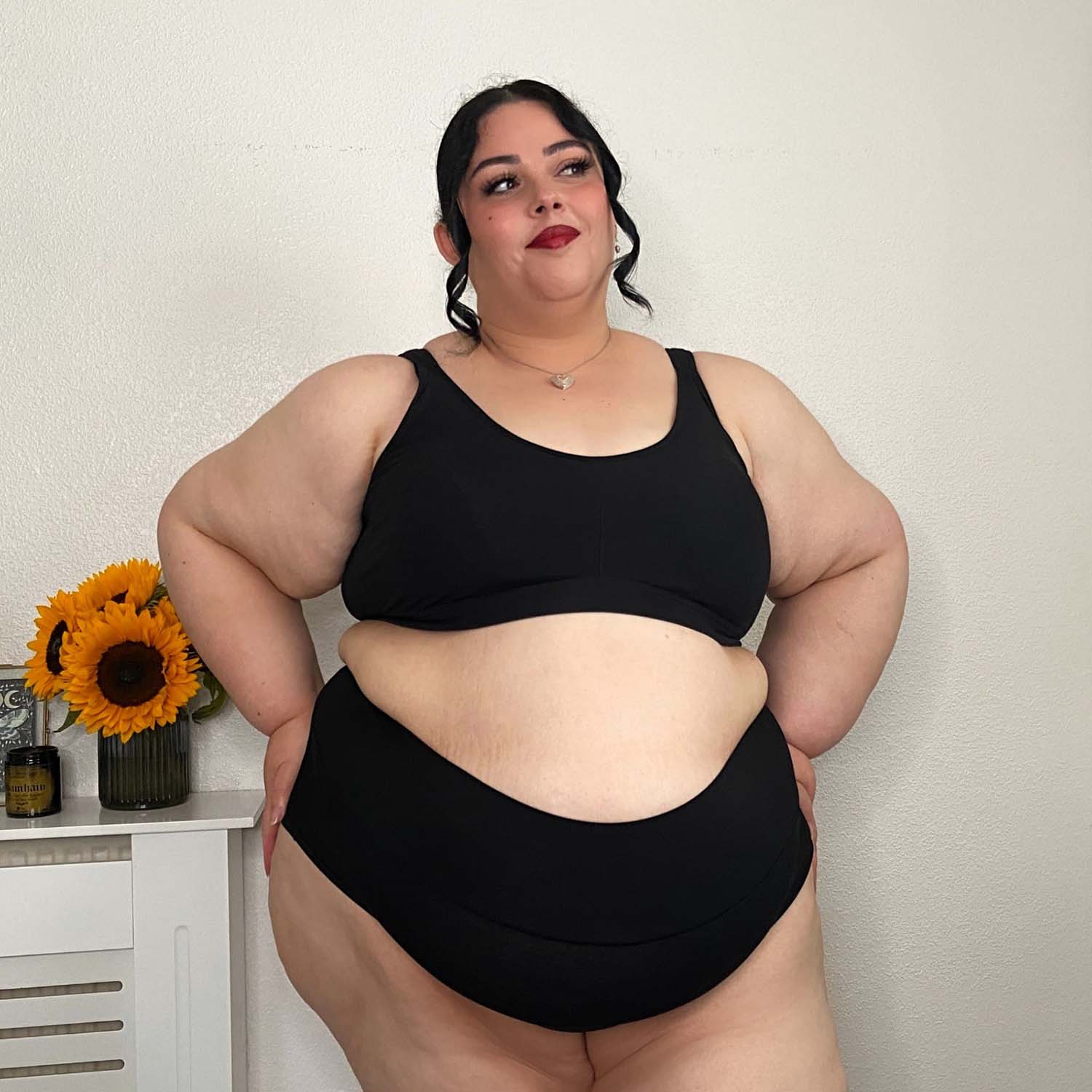 Organic Cotton Full Brief Knickers - Black - Image 7