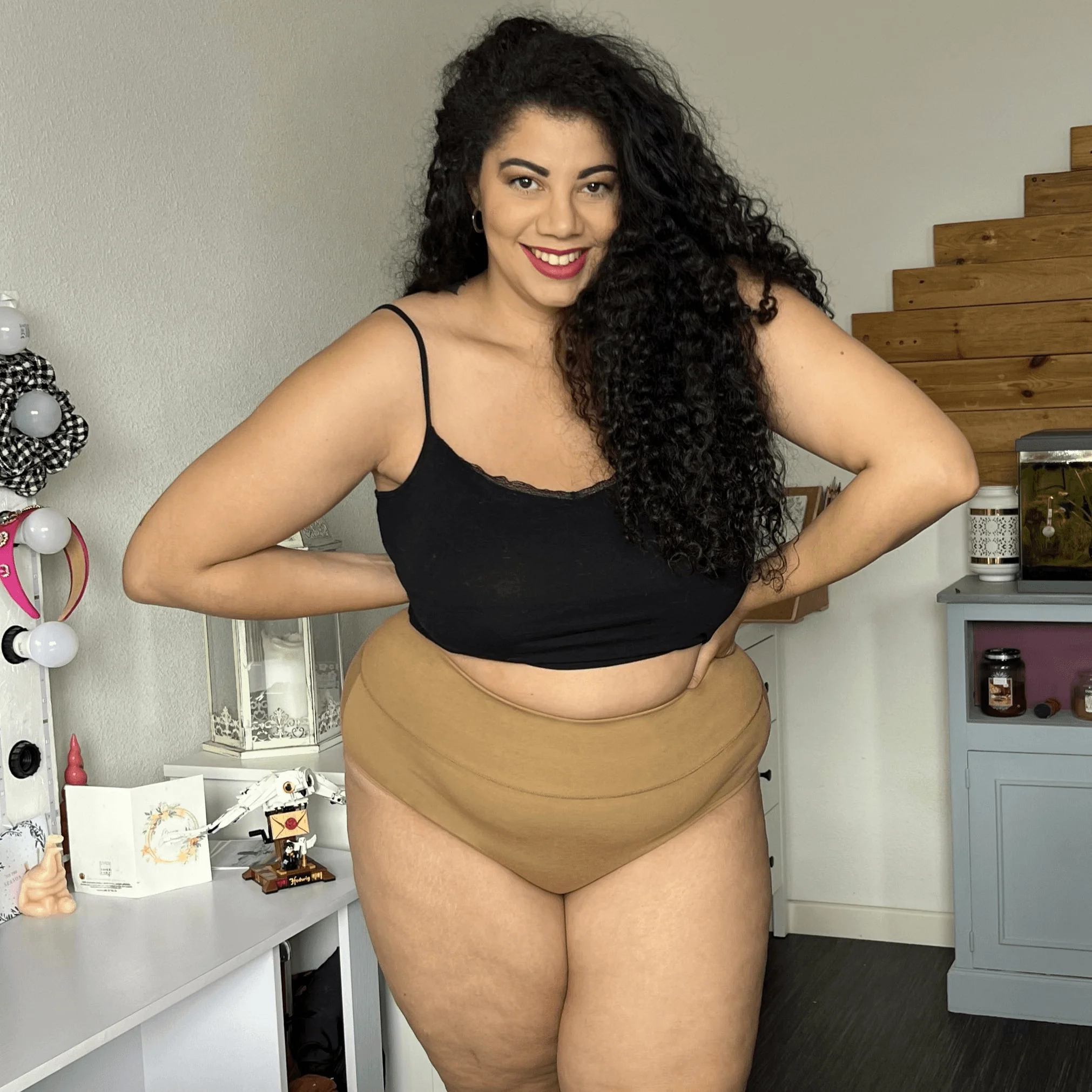 Organic Cotton Full Brief Knickers - Caramel - Image 9