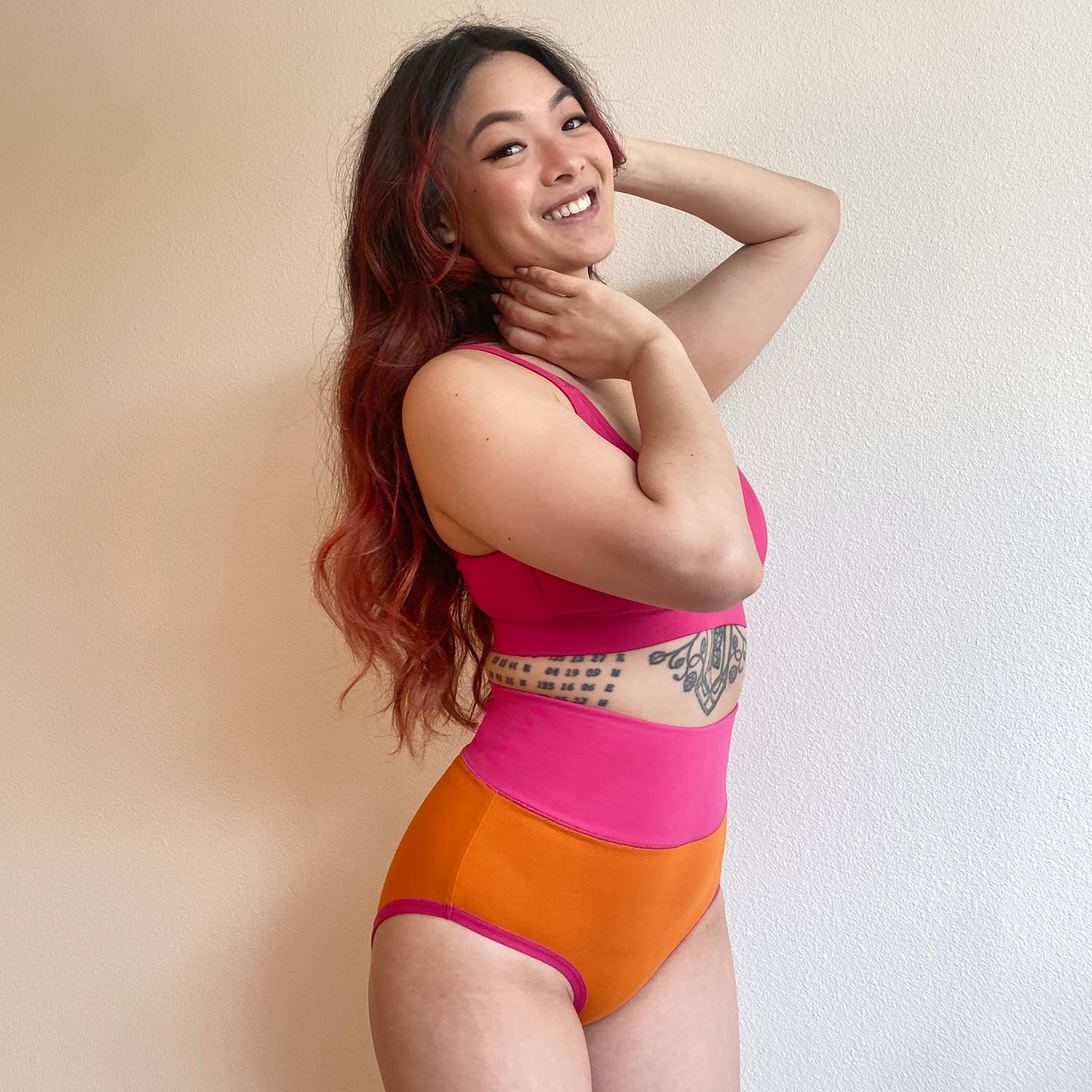 Organic Cotton Full Brief Duo Knickers - Papaya & Barbara - Image 2