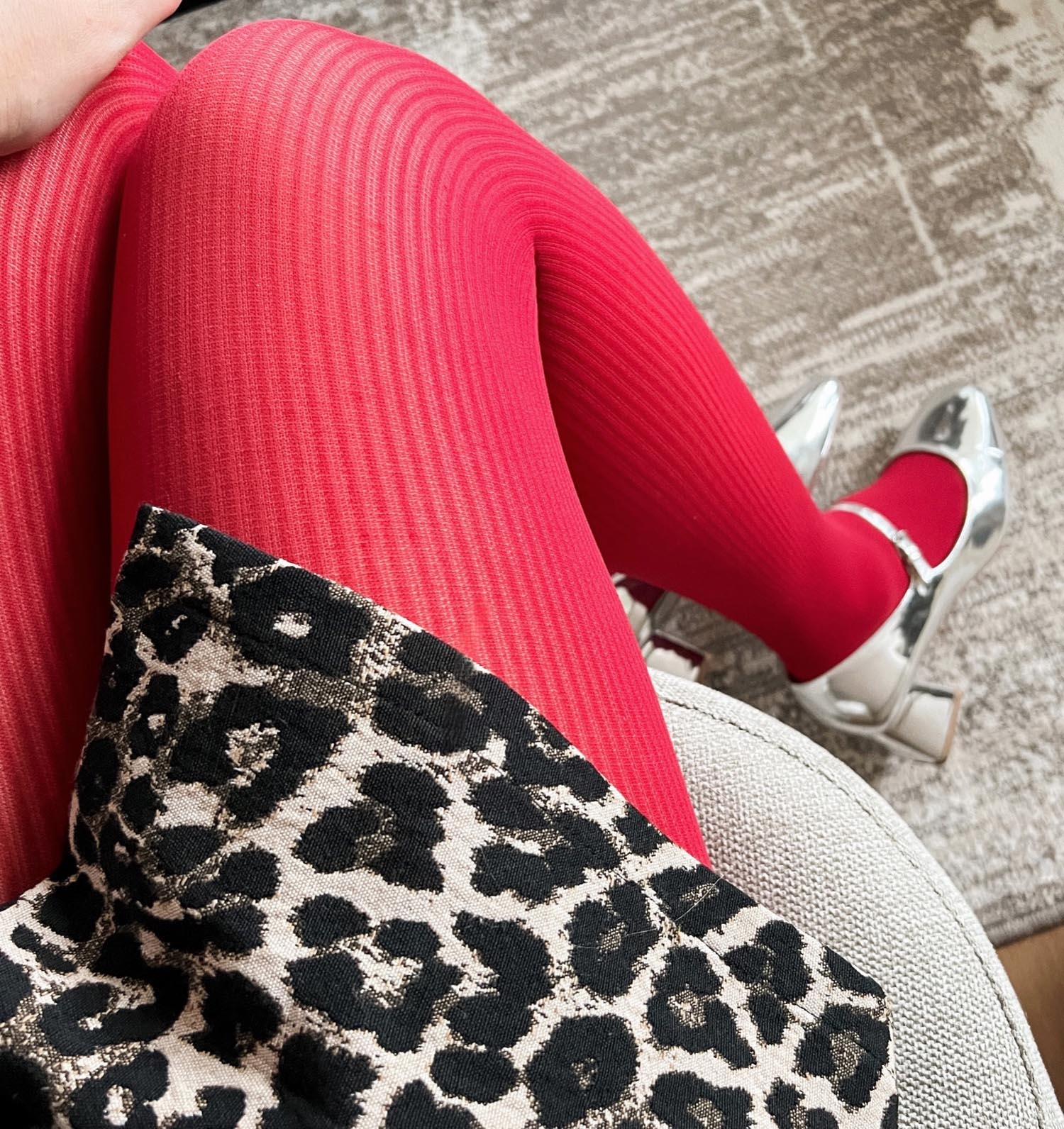 Ionic Ribbed Tights - Pirouette - Image 4