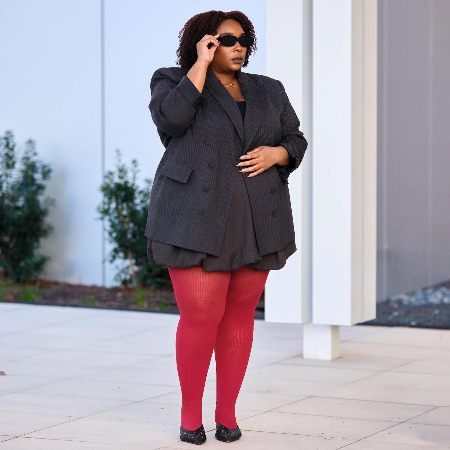 Ionic Ribbed Tights - Pirouette - Image 9