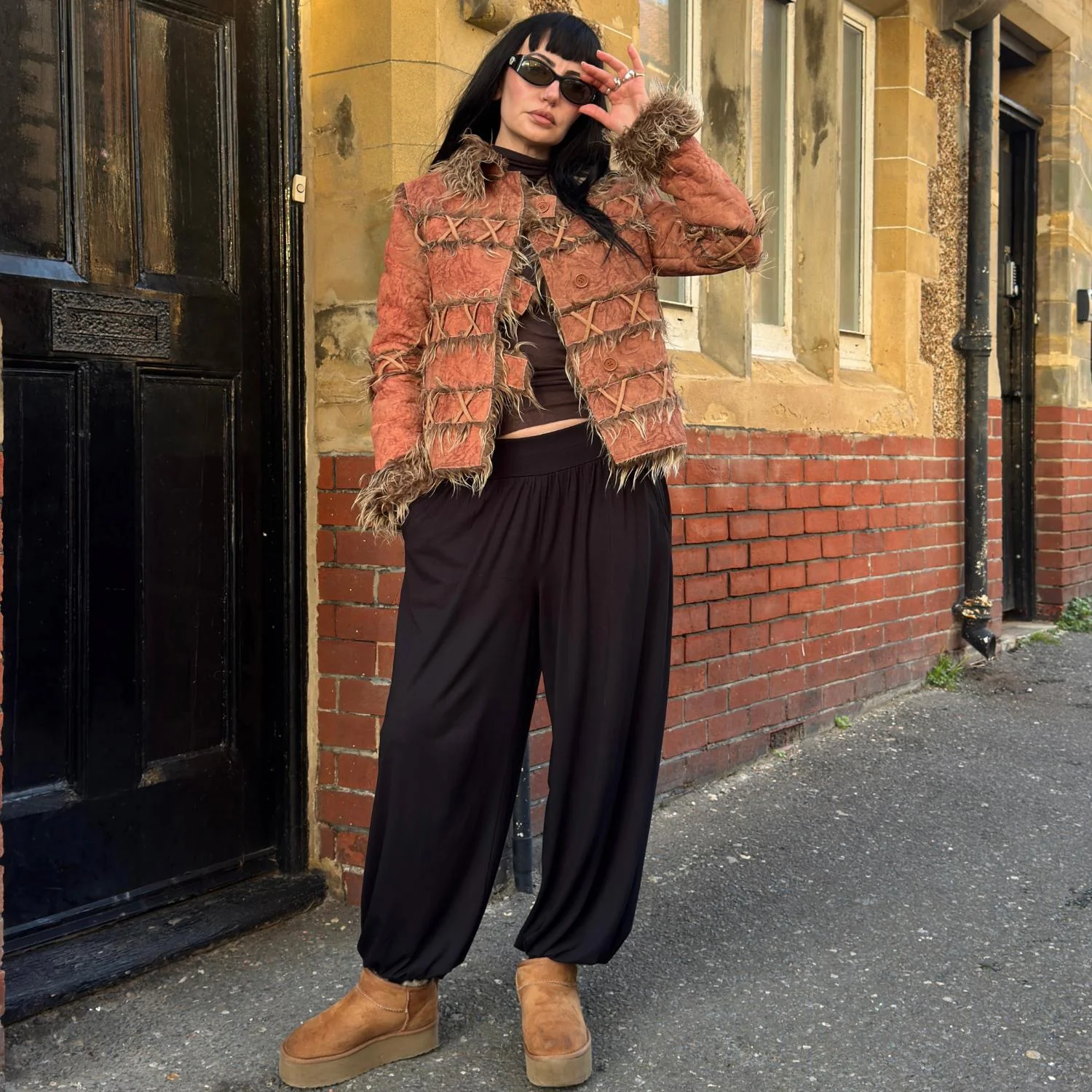 Claudette Trousers - Black - Image 2