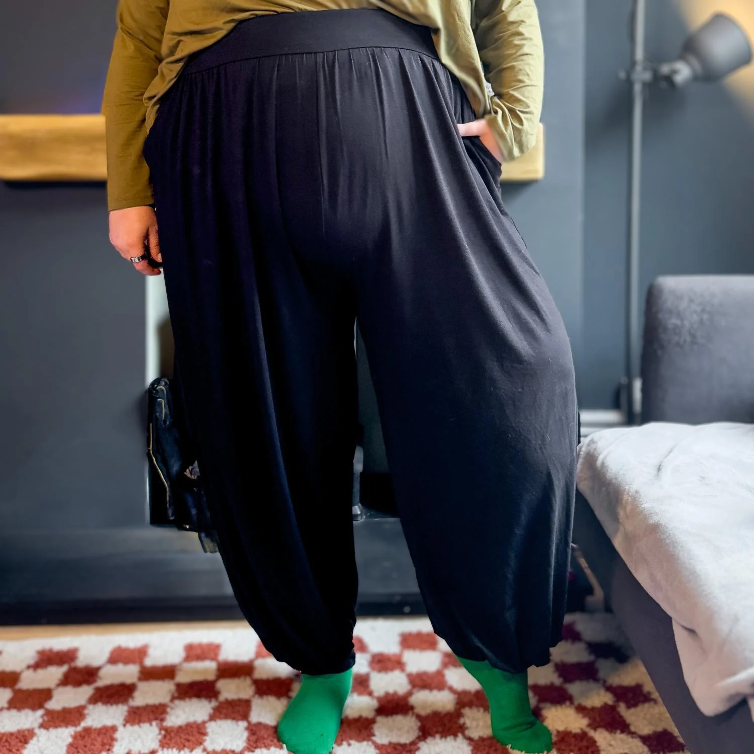 Claudette Trousers - Black - Image 7
