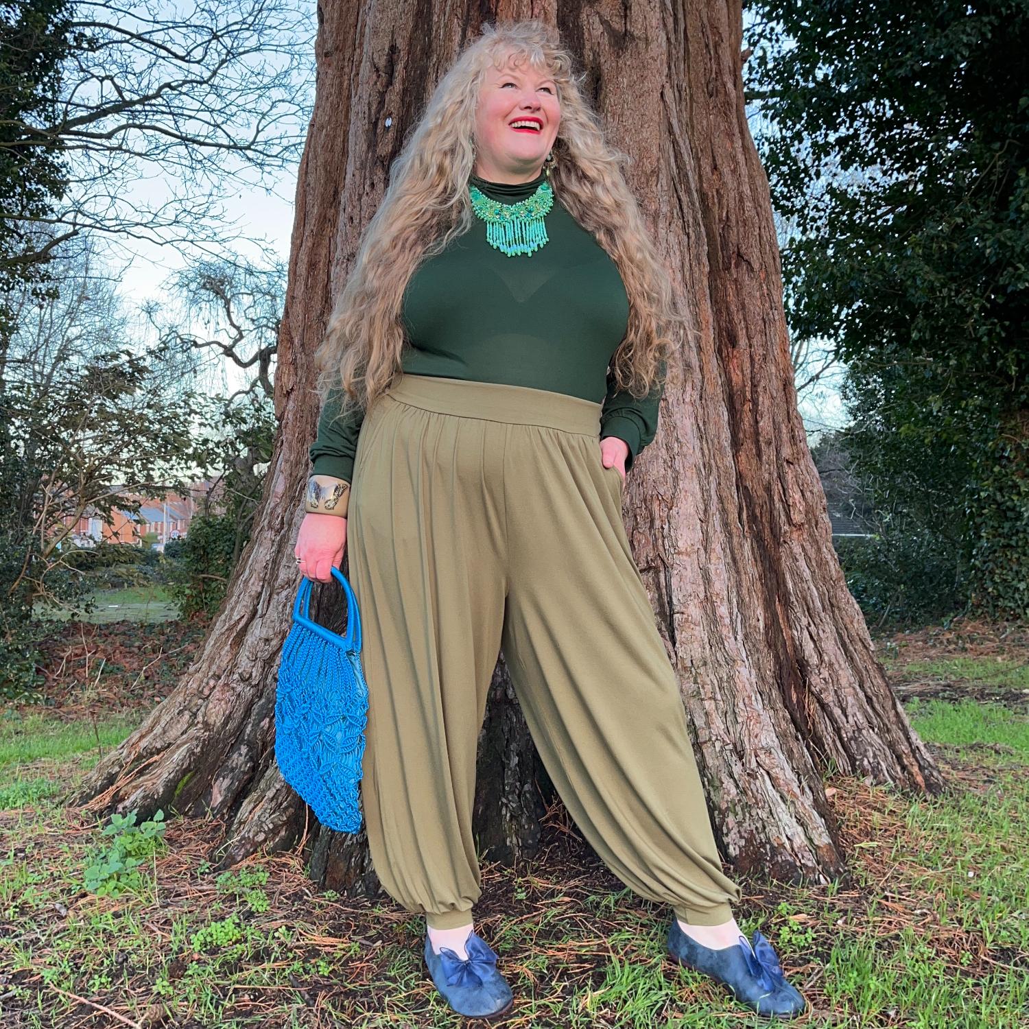 Claudette Trousers - Olive - Image 10