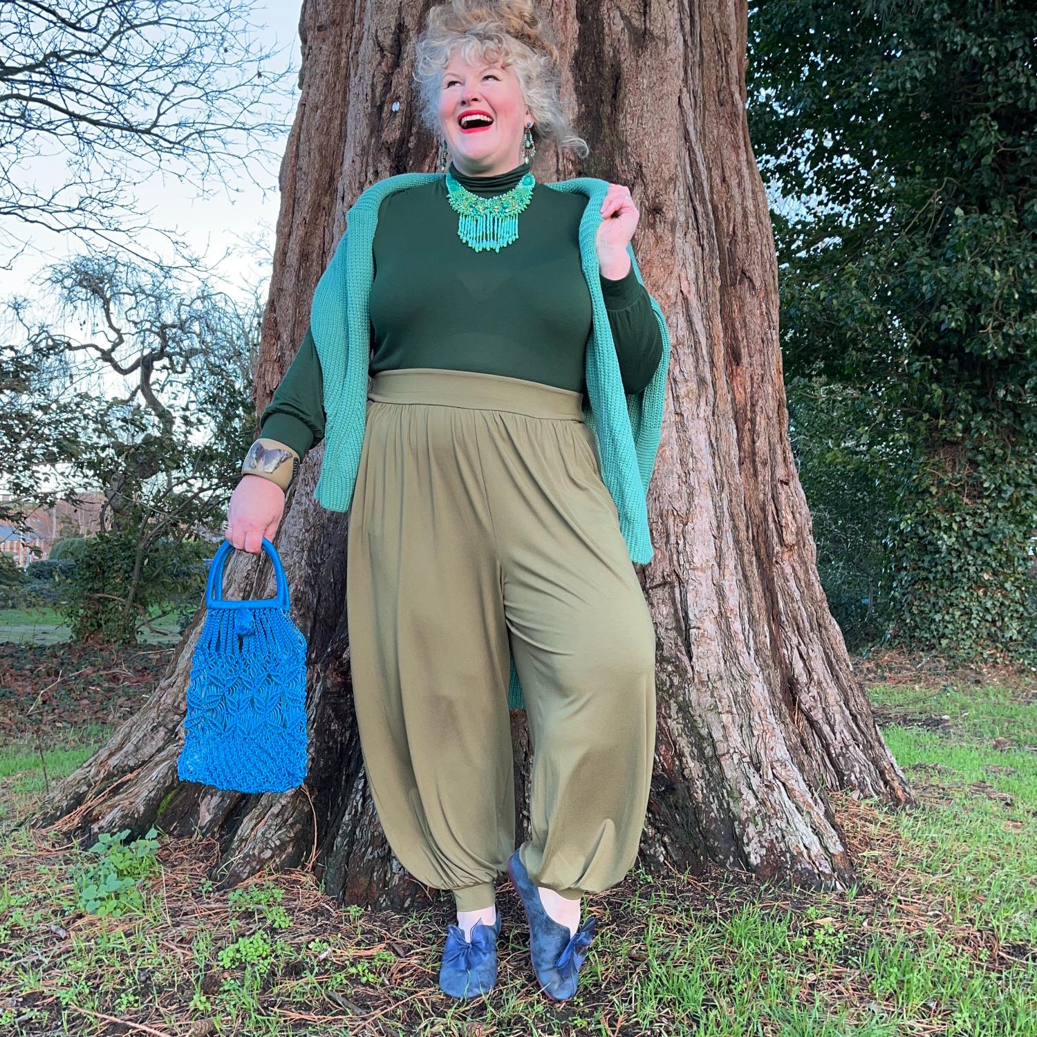 Claudette Trousers - Olive - Image 12