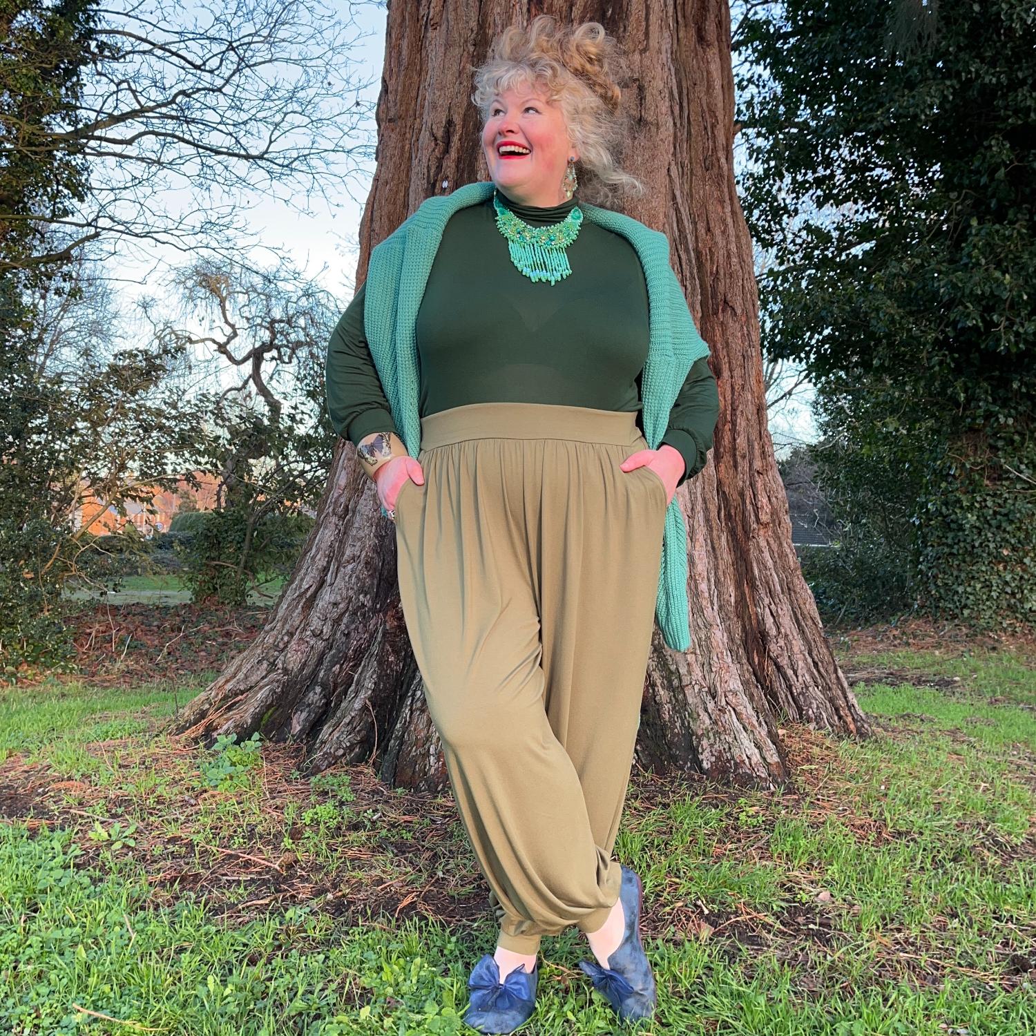Claudette Trousers - Olive - Image 7