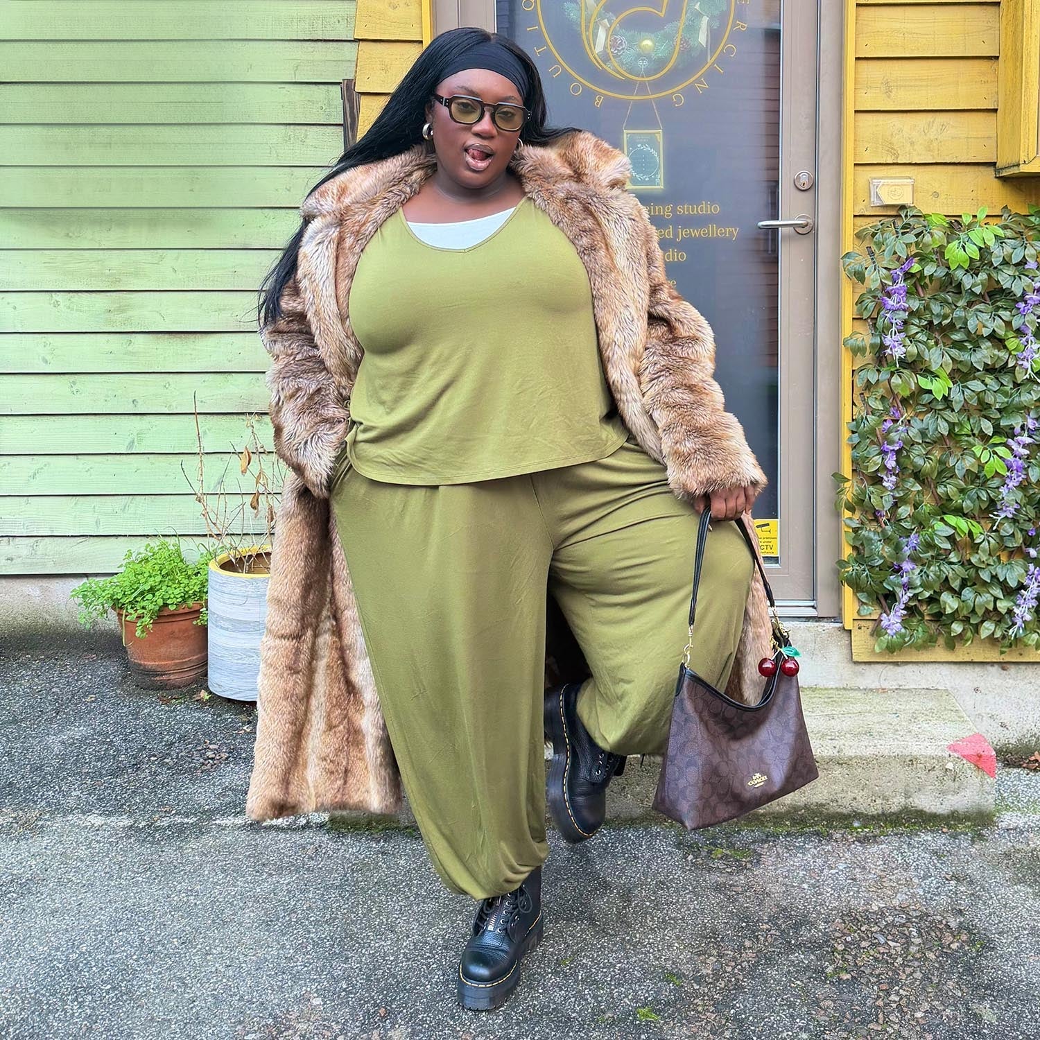The Marsha Top - Olive - Image 13