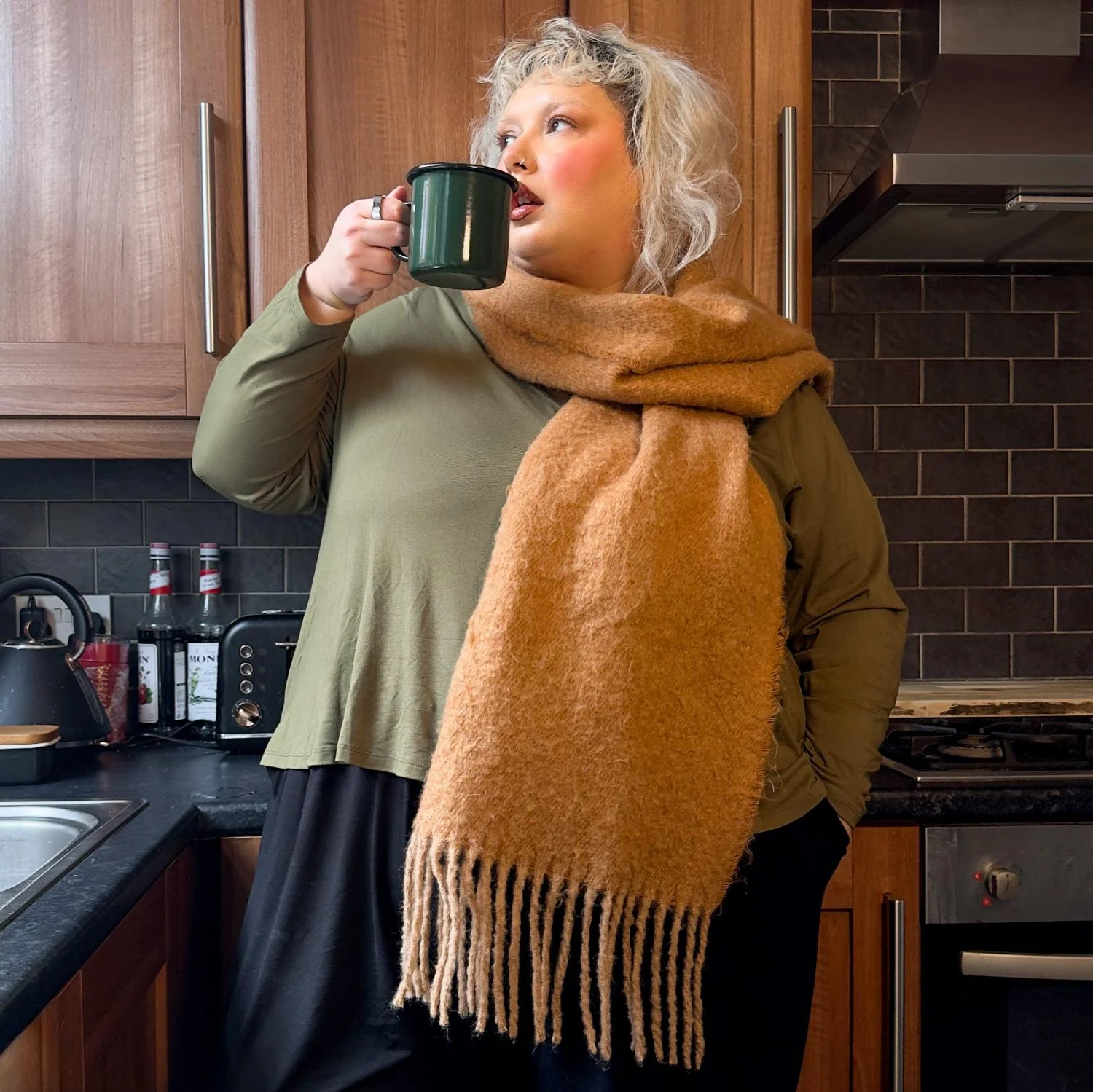 The Marsha Top - Olive - Image 3