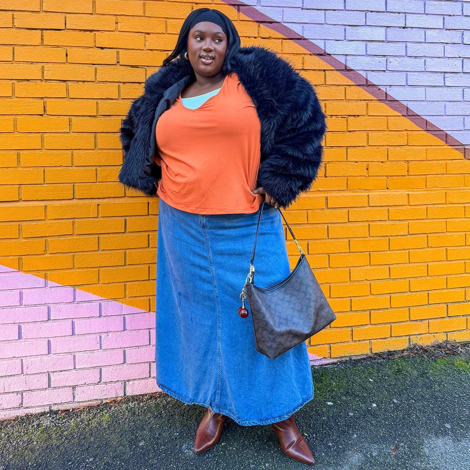 The Marsha Top - Orange - Image 5