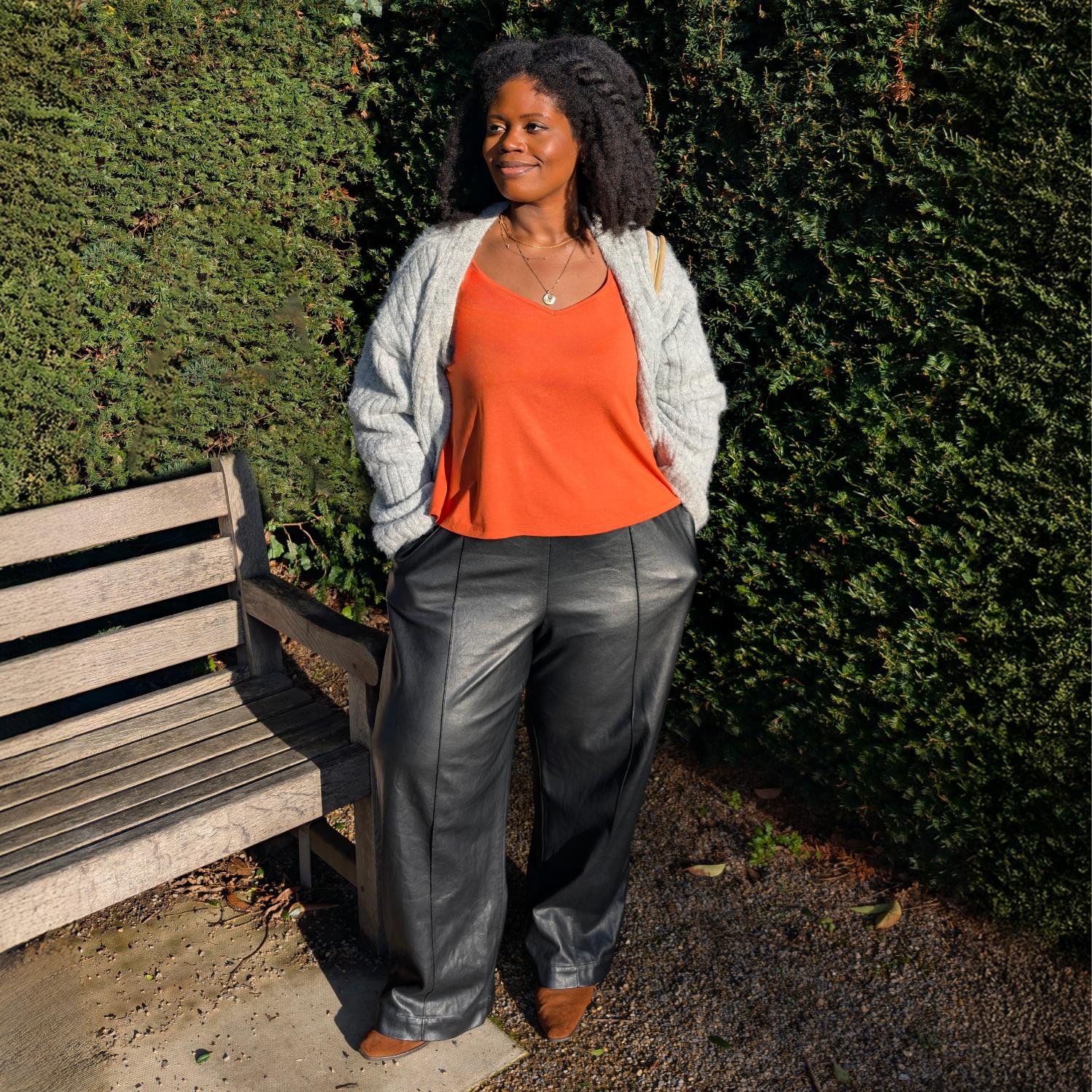 The Marsha Top - Orange - Image 6