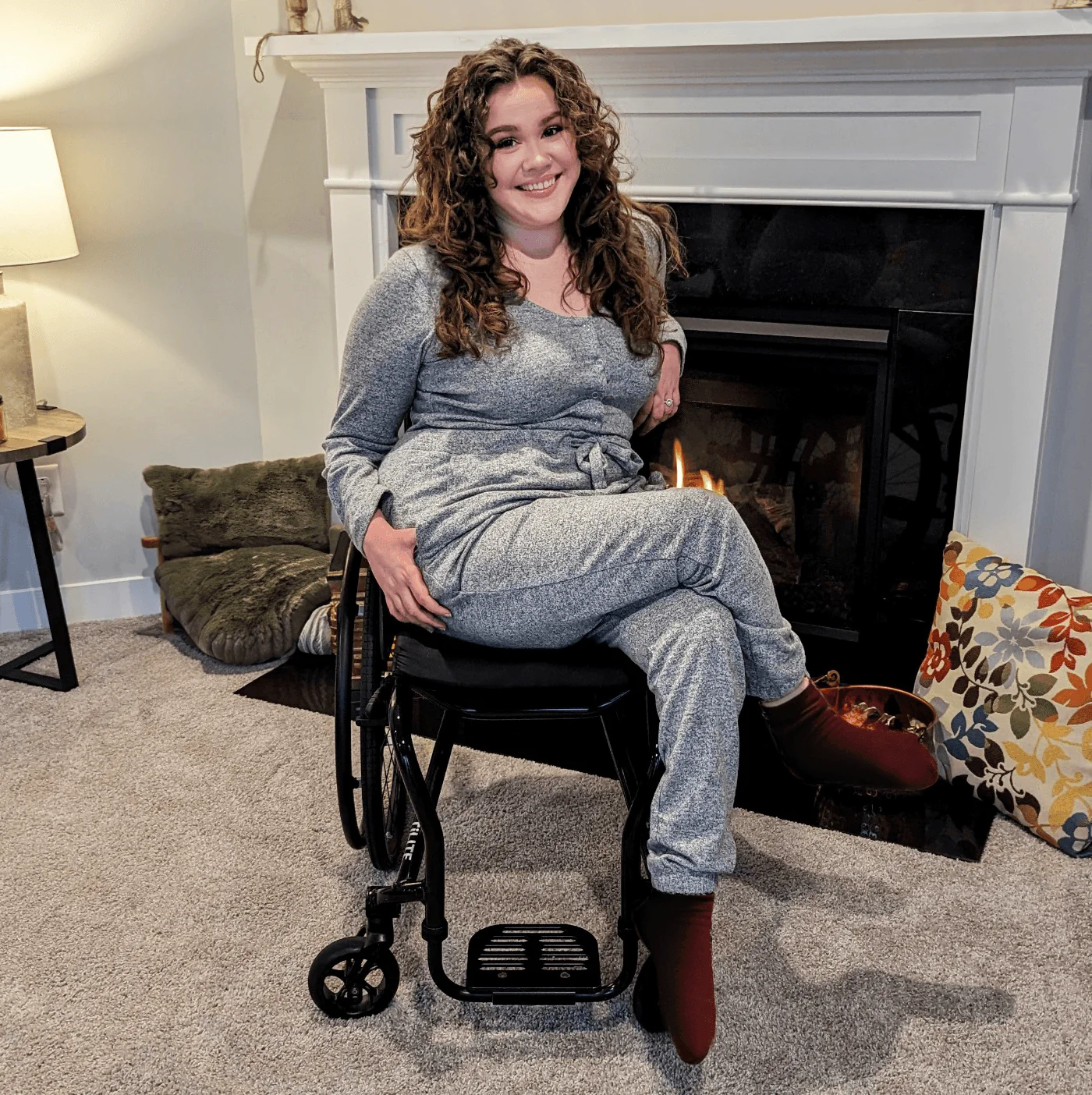 Jumpsuit - Grey Marl - Image 7