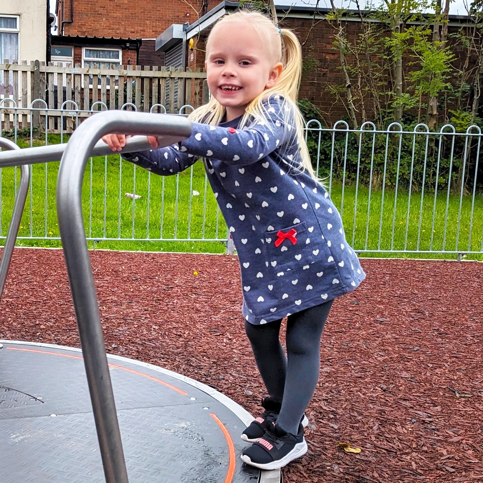50 Denier Kids Tights - Slate Grey - Image 3