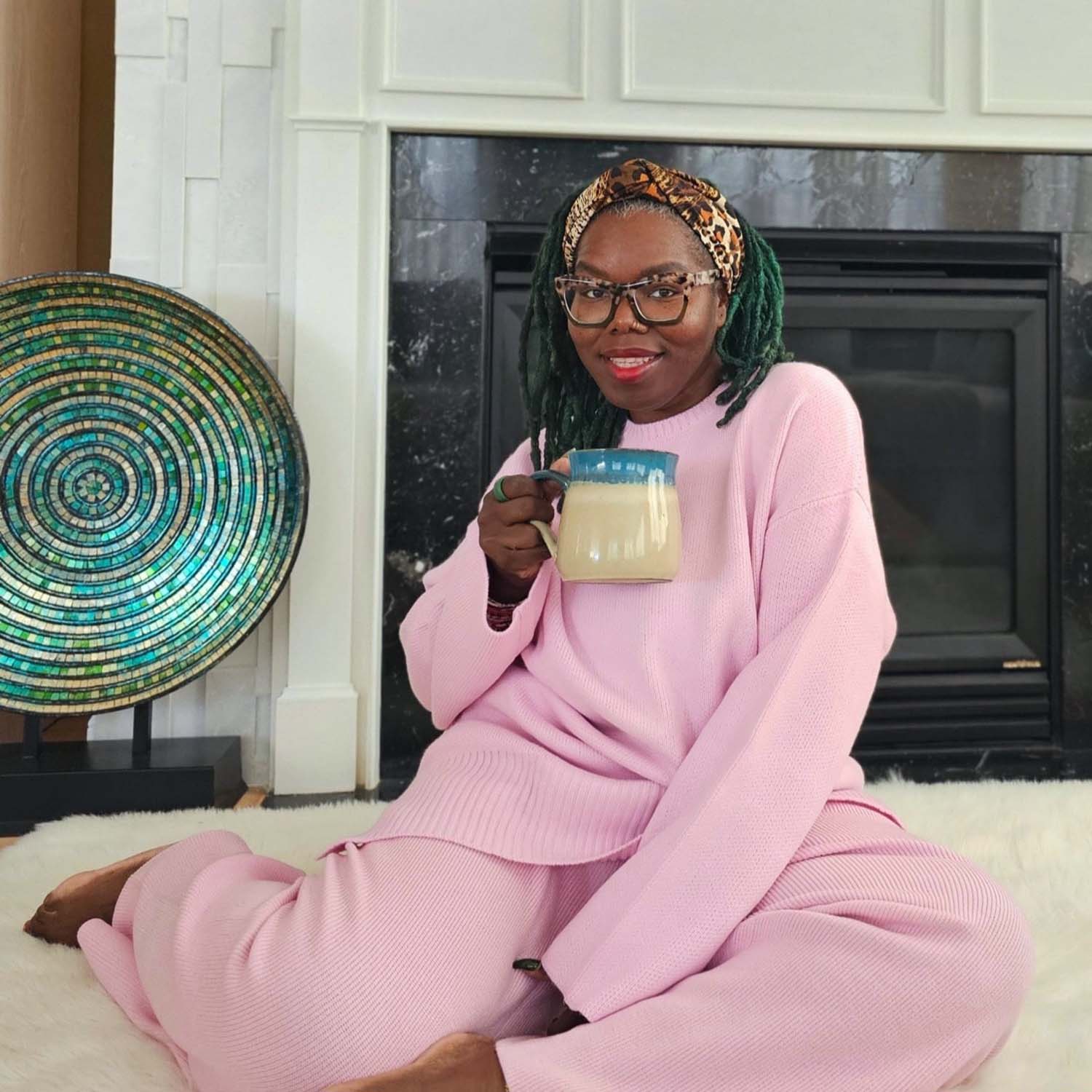 Knit Longline Jumper - Pétale de Rose - Image 8