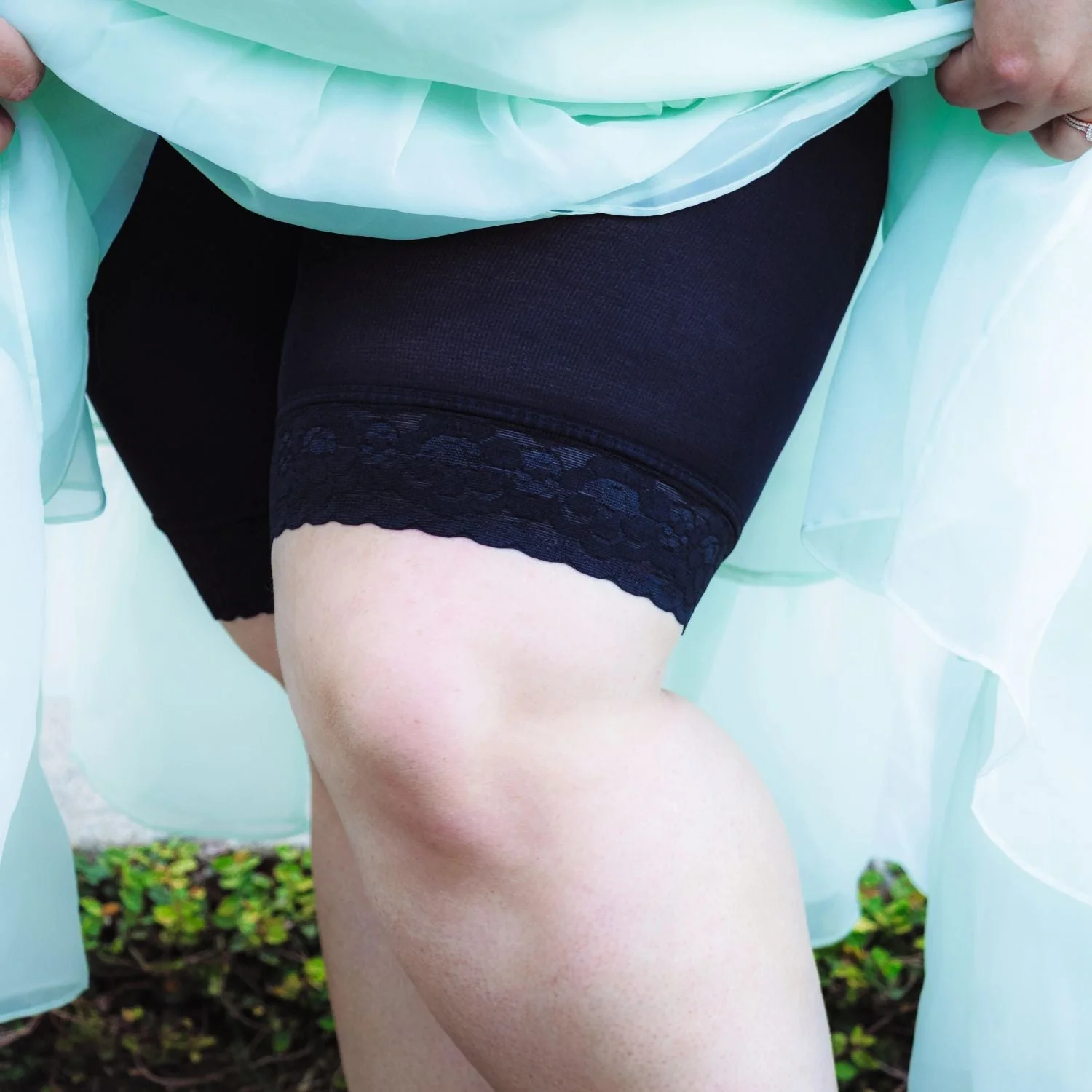 Lace Stay Cool Chub Rub Shorts - Black - Image 11